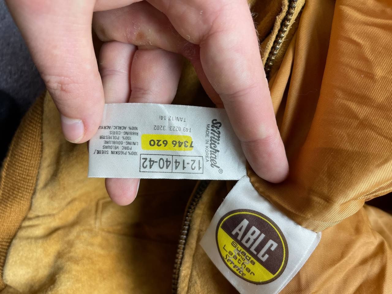 Other Vintage Pilot ABLC Leather/suede Bomber Jacket Made in Korea Size US M / EU 48-50 / 2 - 5 Thumbnail