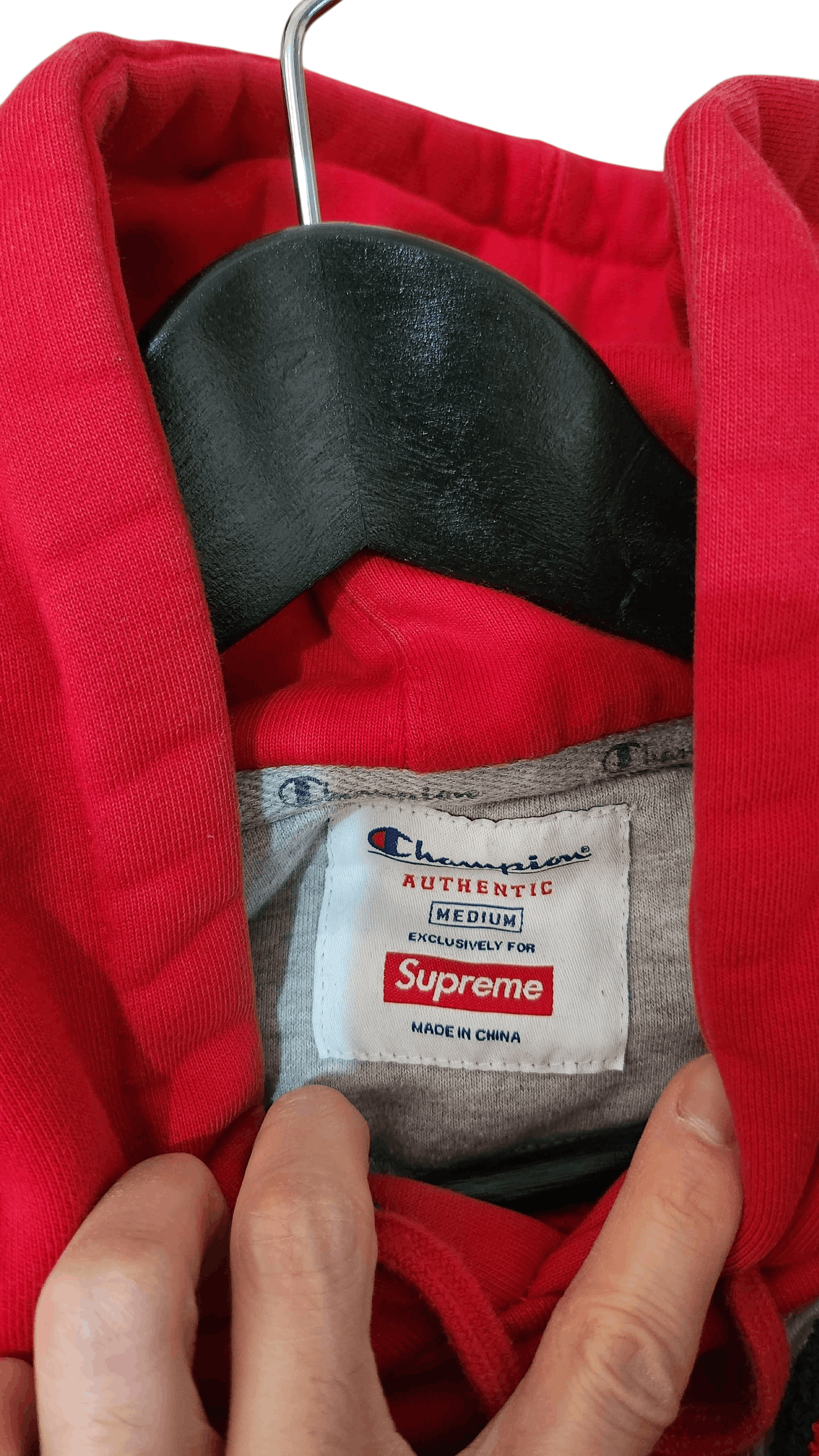 Champion × Supreme supreme x champion hoodie Size US M / EU 48-50 / 2 - 4 Thumbnail