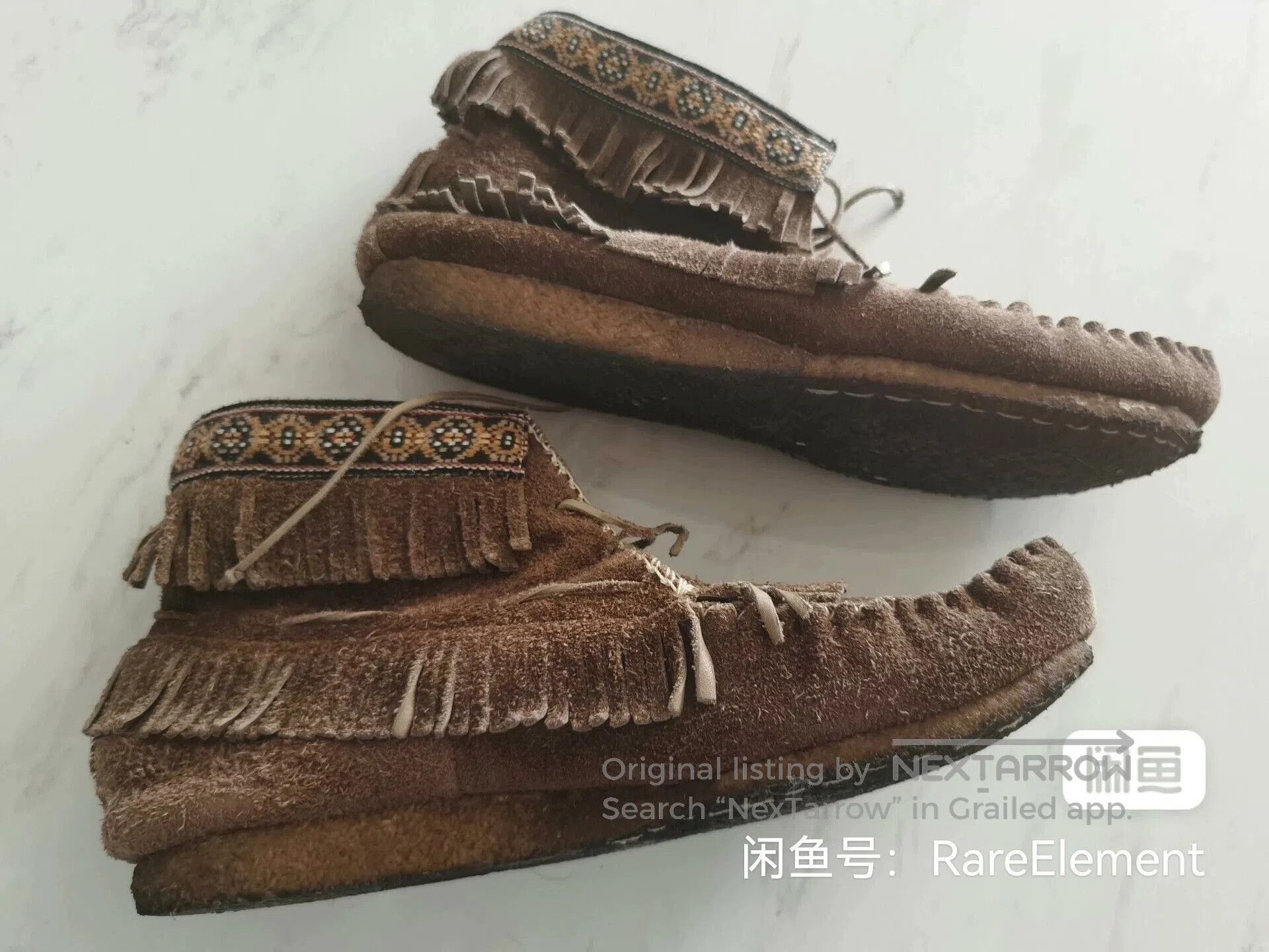 Number (N)ine number nine suede boots with classic design. Size US 8 / EU 41 - 6 Thumbnail