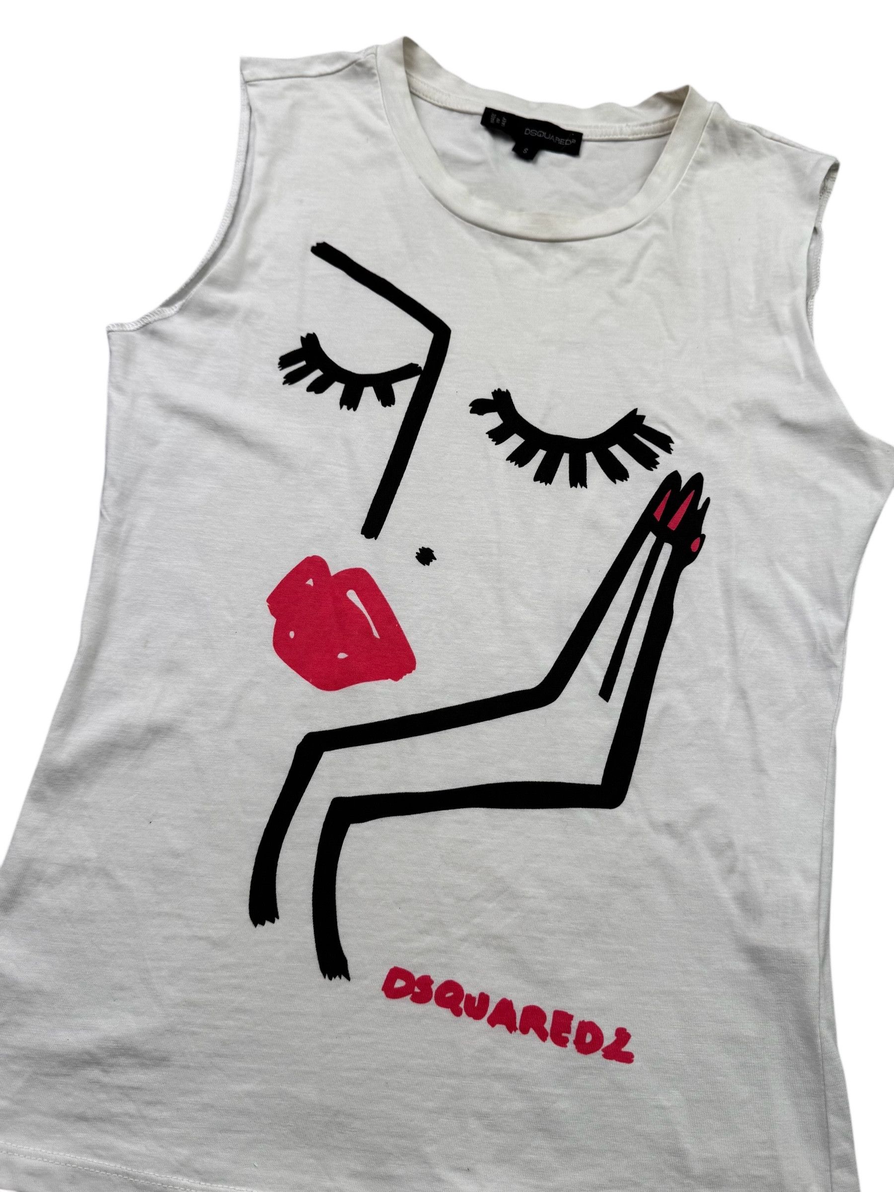 Dsquared2 Dsquared2 Vintage Tank Top (V9) Size S / US 4 / IT 40 - 2 Thumbnail