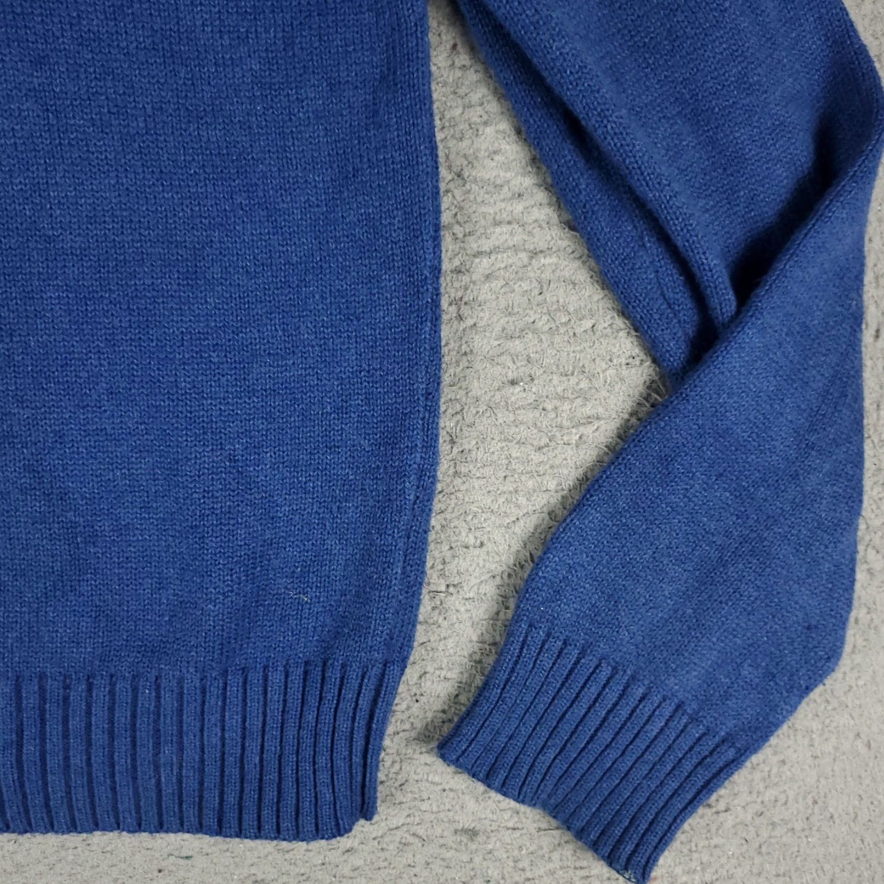 Ralph Lauren VINTAGE Ralph Lauren Men's Sweater Pullover 1/4 Zip Blue Pony XL Classic Knit All Seasons Size US XL / EU 56 / 4 - 5 Thumbnail