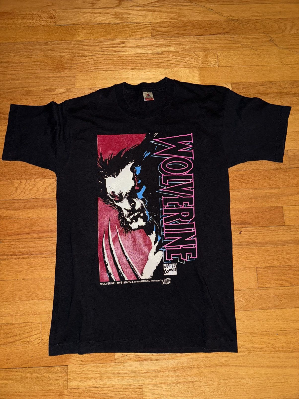 Comic images wolverine marvel mega shirt shirt dated 1994