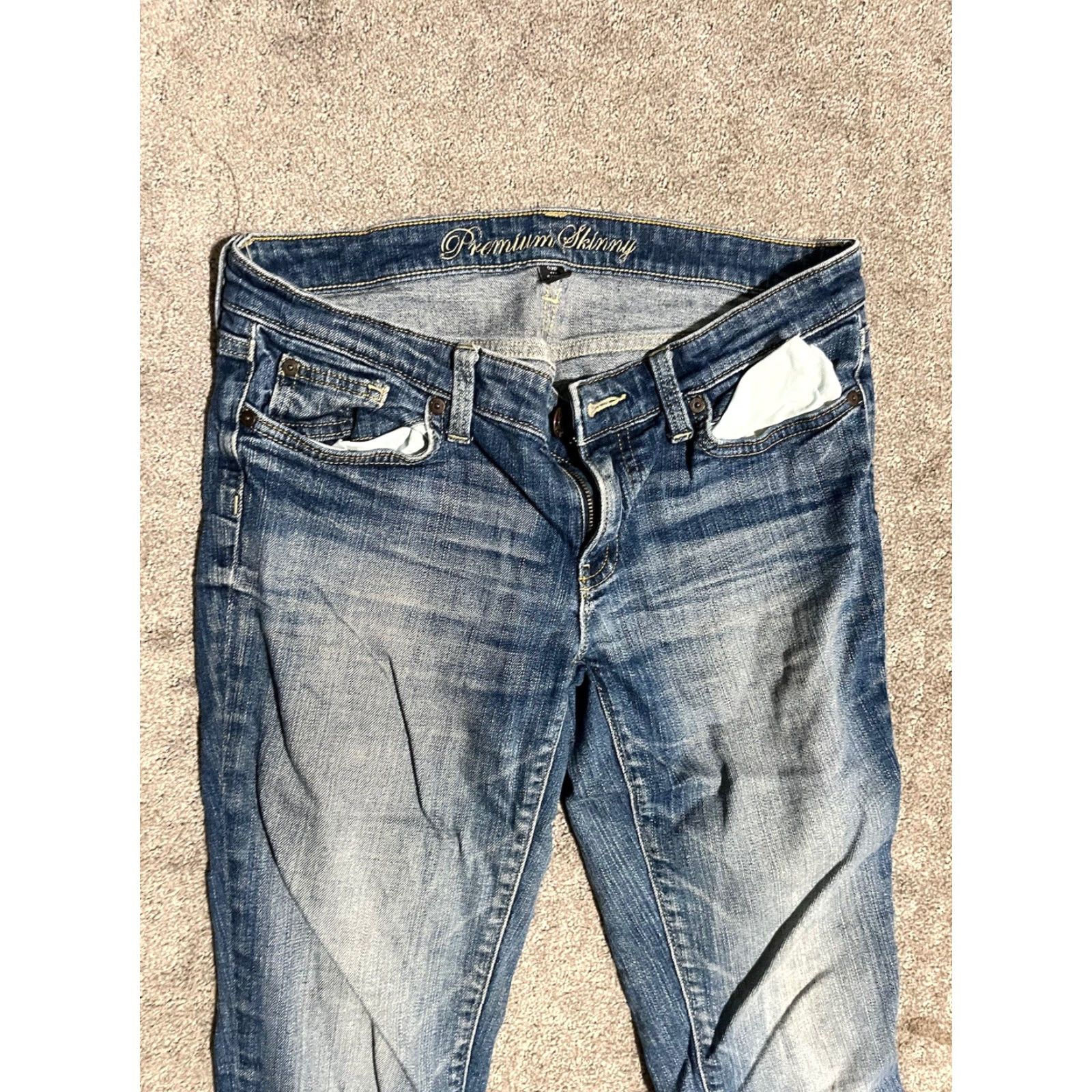 Gap Gap Jeans Women 6 Skinny Blue Cotton Zip 6 Regular Size 6 Size 28" / US 6 / IT 42 - 2 Thumbnail