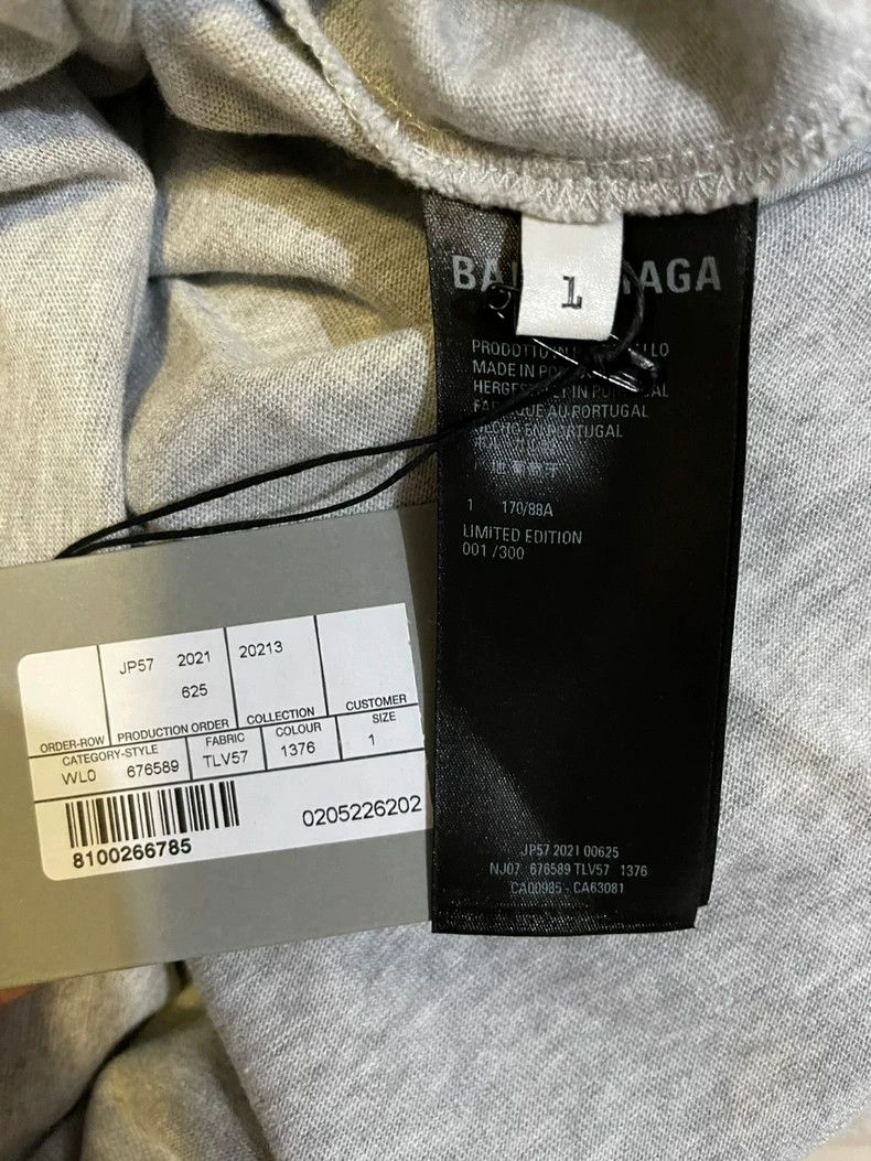 Balenciaga Balenciaga Signature Short Sleeve T-Shirt Size US S / EU 44-46 / 1 - 3 Thumbnail