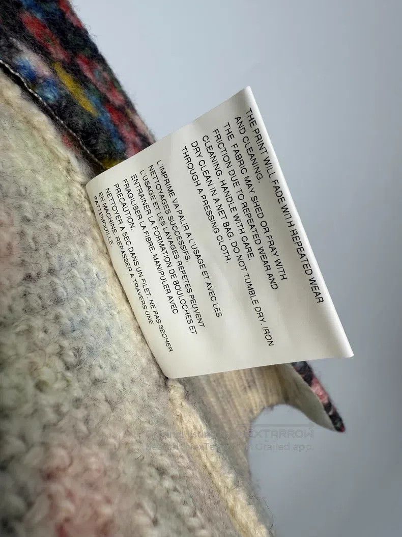 Comme des Garcons Comme des Garcons one-size-fits-all Wool Flower Print Sweat Size XS / US 0-2 / IT 36-38 - 5 Thumbnail