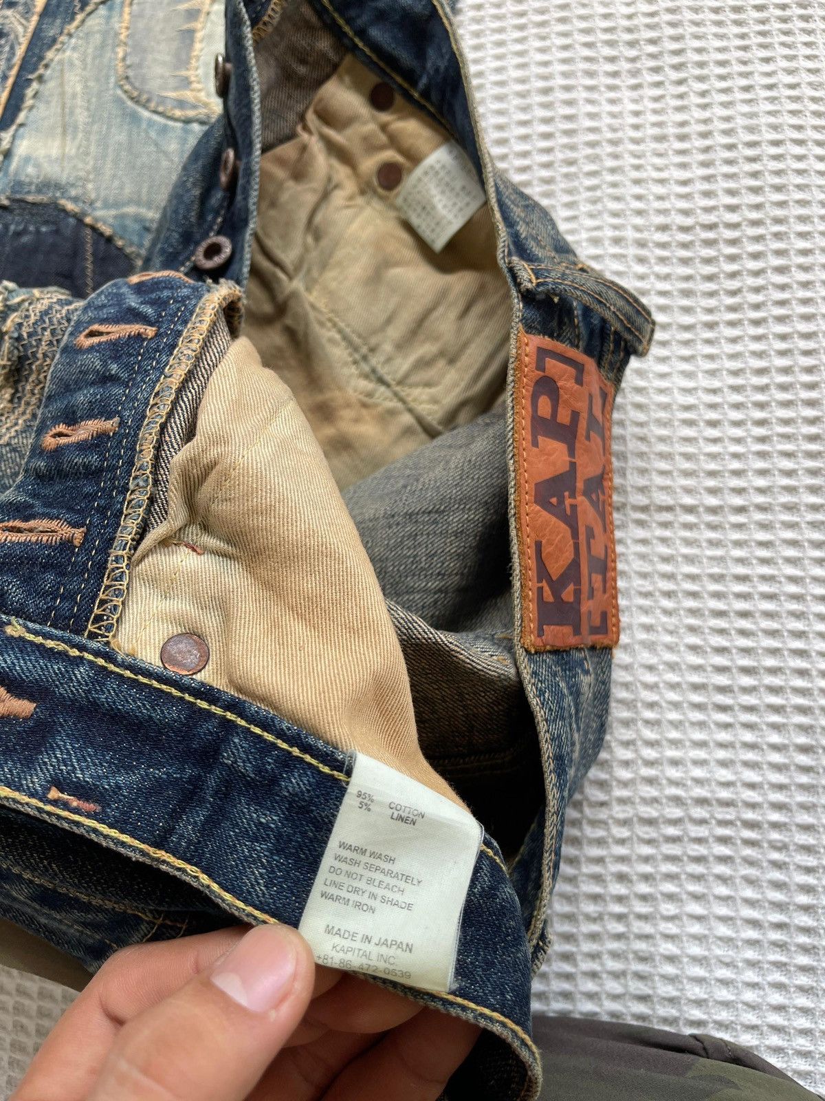 Kapital Kountry LastDrop🔥Rare🔥Kapital Kountry By Blue Handed Patchwork Jeans Size US 30 / EU 46 - 13 Thumbnail