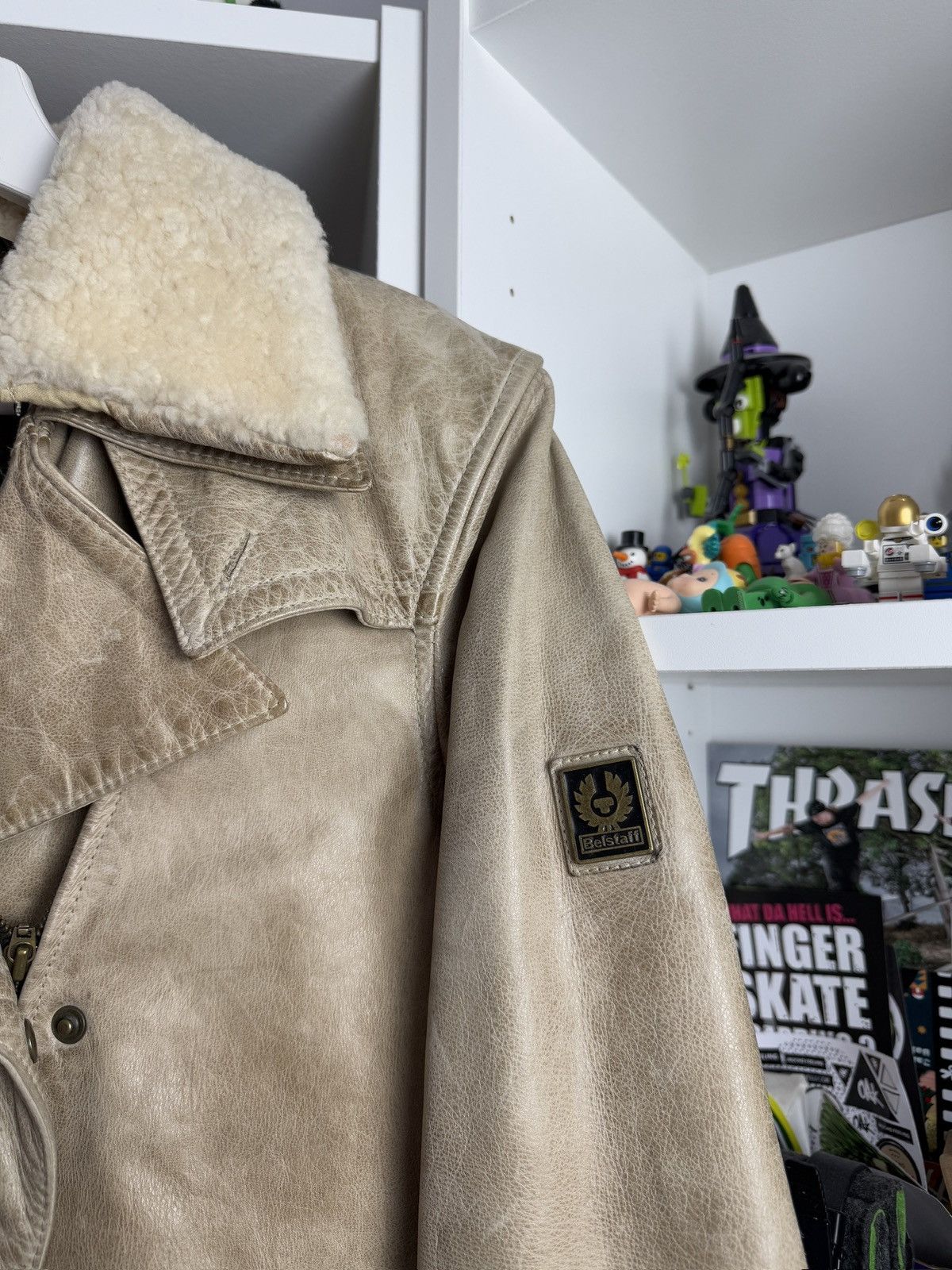 Belstaff Vintage Belstaff aviation army leather jacket 42 S military Size US S / EU 44-46 / 1 - 5 Thumbnail