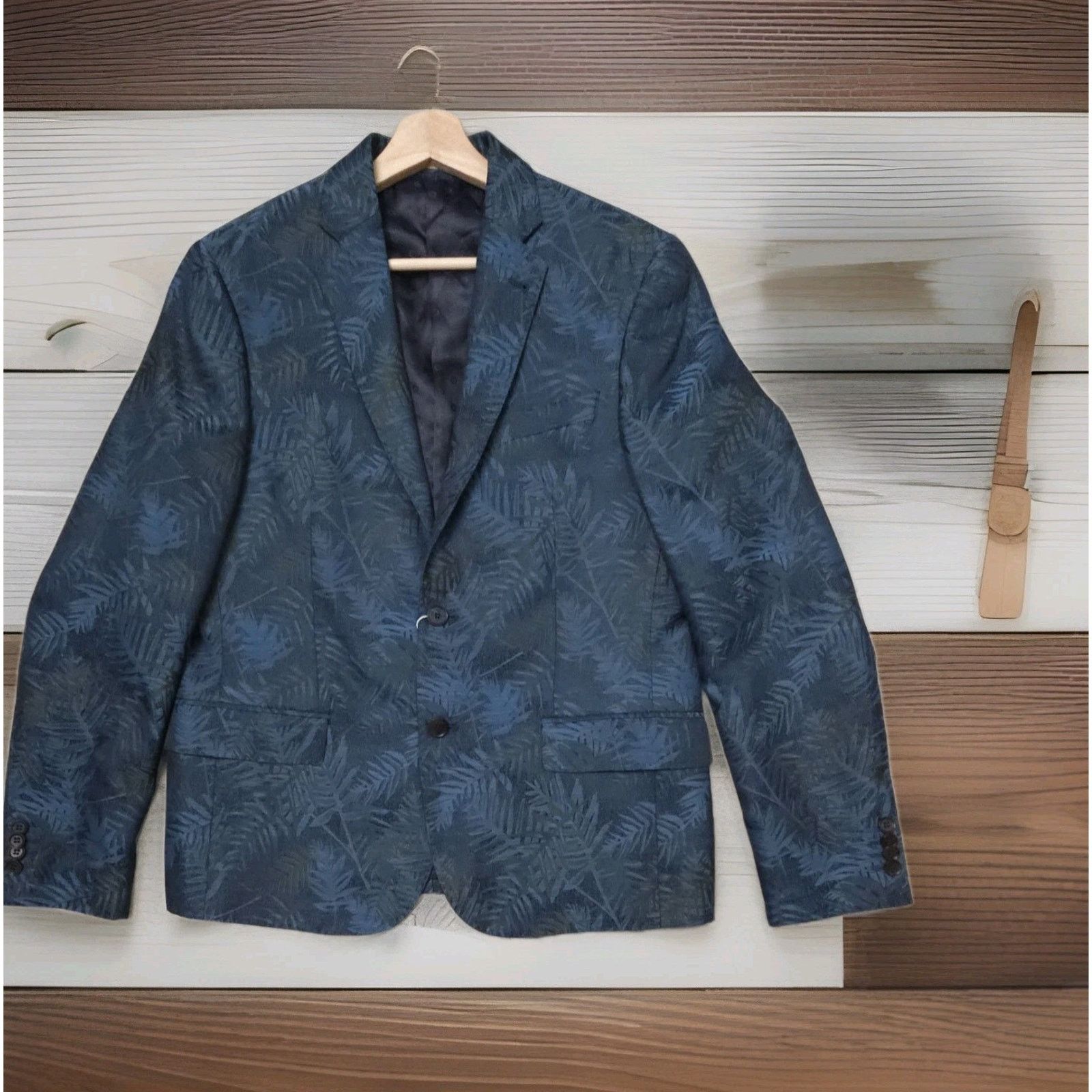 Moods of Norway MOODS of NORWAY Johannes Cocktail Blazer In Sky Sz 40 EU 50 Size US M / EU 48-50 / 2 - 3 Thumbnail