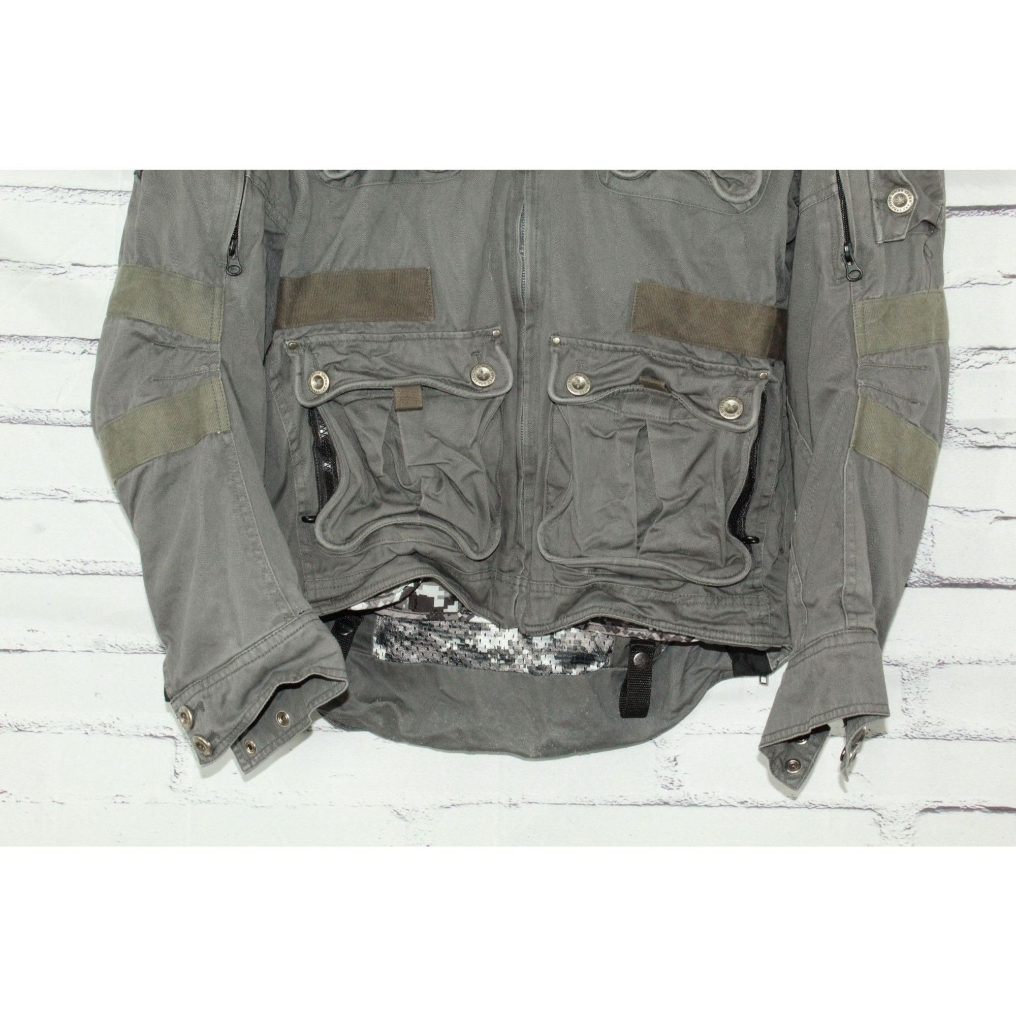 Other Speed & Strength Men Gray Utility Moto Jacket Size US M / EU 48-50 / 2 - 4 Thumbnail