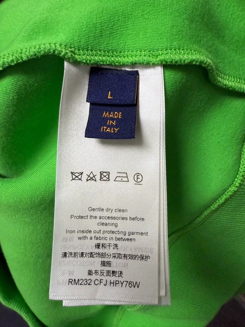 Louis Vuitton Louis Vuitton Green Hoodie Size US L / EU 52-54 / 3 - 4 Thumbnail
