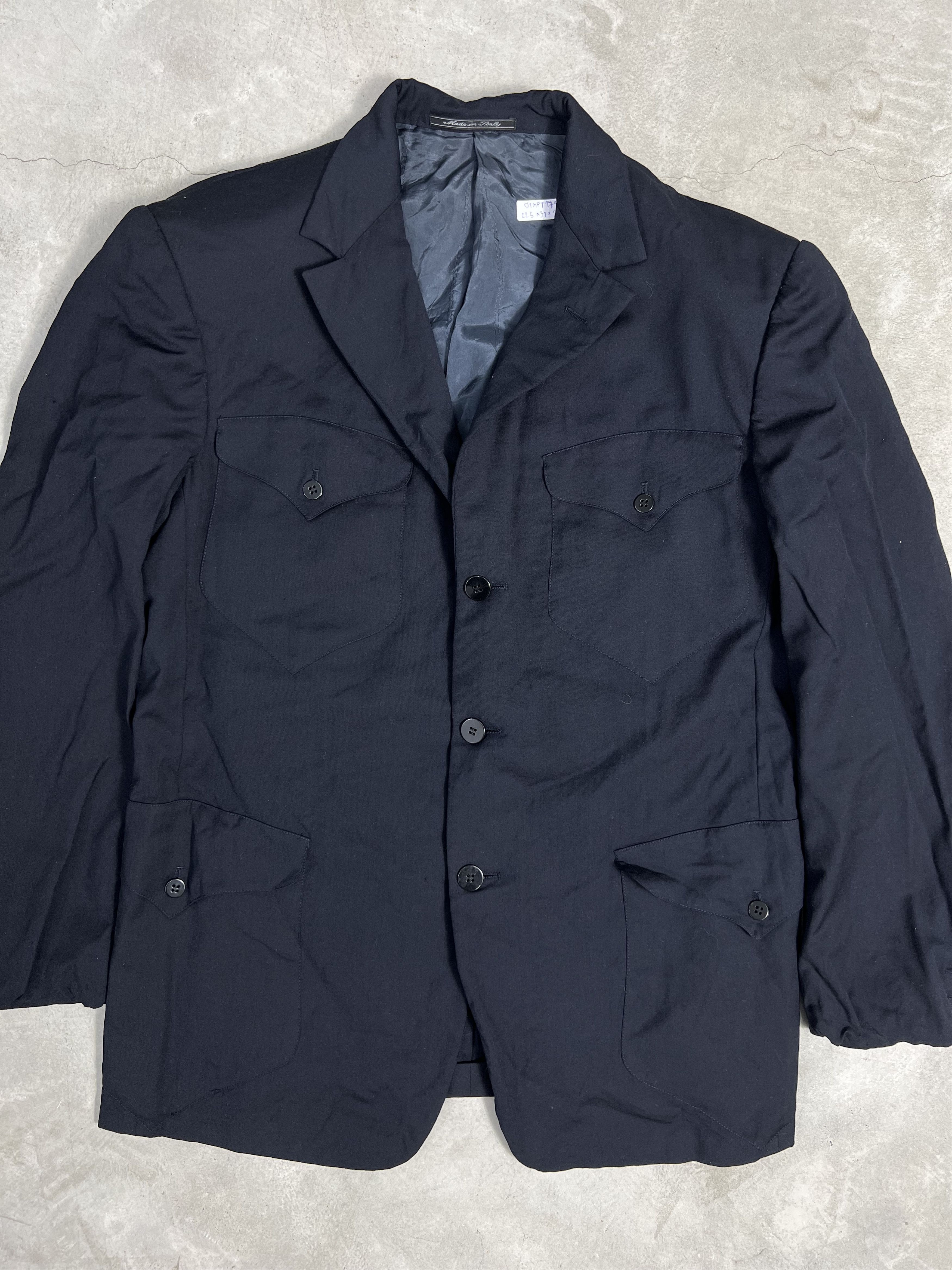 Versace Gianni Versace Formal Suit Black (L) GTMPT174 Size 44R - 2 Thumbnail