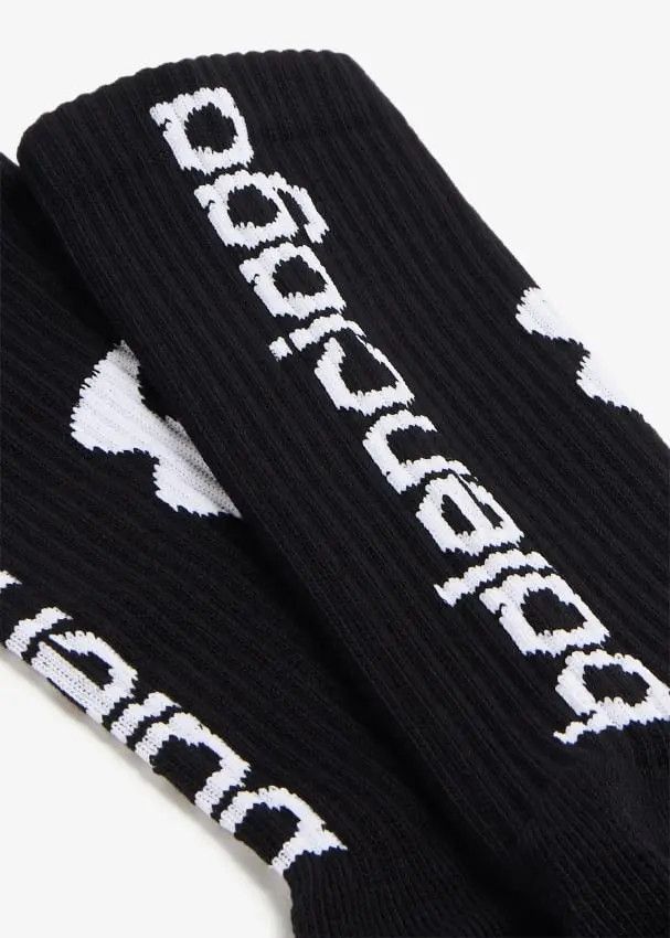 Balenciaga o1tr1nto0525 Size: L / Unity Sports Icon Socks in Black Size ONE SIZE - 3 Thumbnail