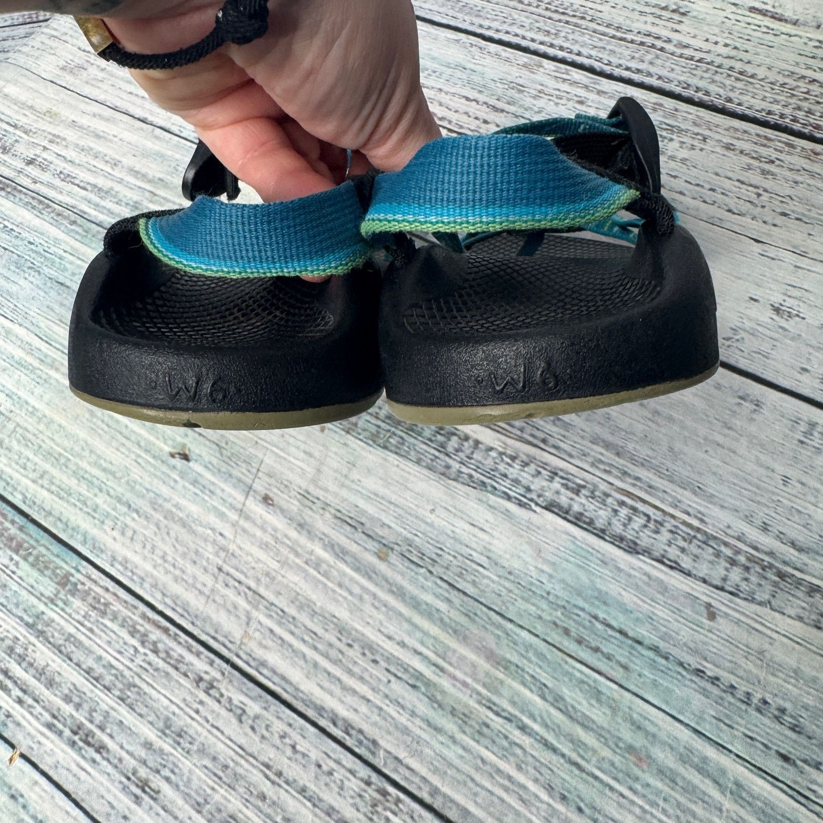 Chaco Chaco ZX/2 Classic Teal Blue Sandals Vibram Sole Adjustable Size US 6 / IT 36 - 2 Thumbnail