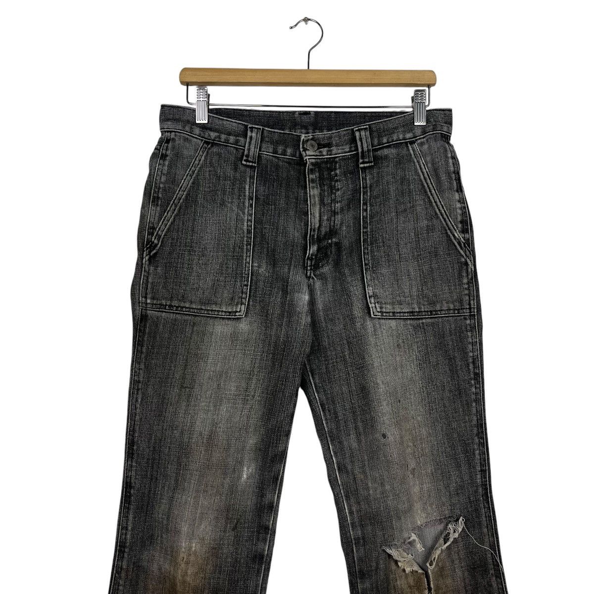14th Addiction Vintage Right-on Distressed Denim Jeans Size US 32 / EU 48 - 3 Thumbnail