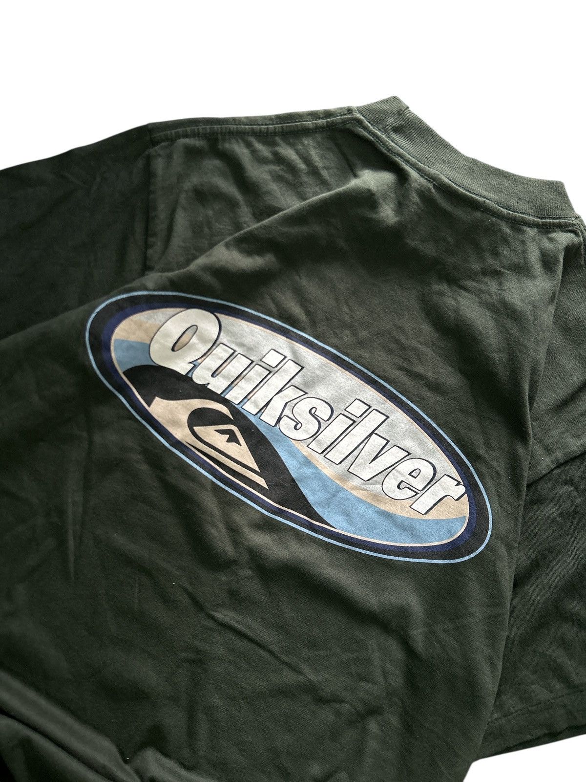 Quiksilver Deadstock Vintage 90s Quiksilver "Big Logo" T-Shirt Size US M / EU 48-50 / 2 - 3 Thumbnail