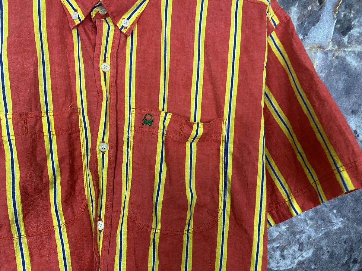 Benetton × Vintage Men’s Benetton Shirt Button Up Streetwear Size Large Size US L / EU 52-54 / 3 - 4 Thumbnail