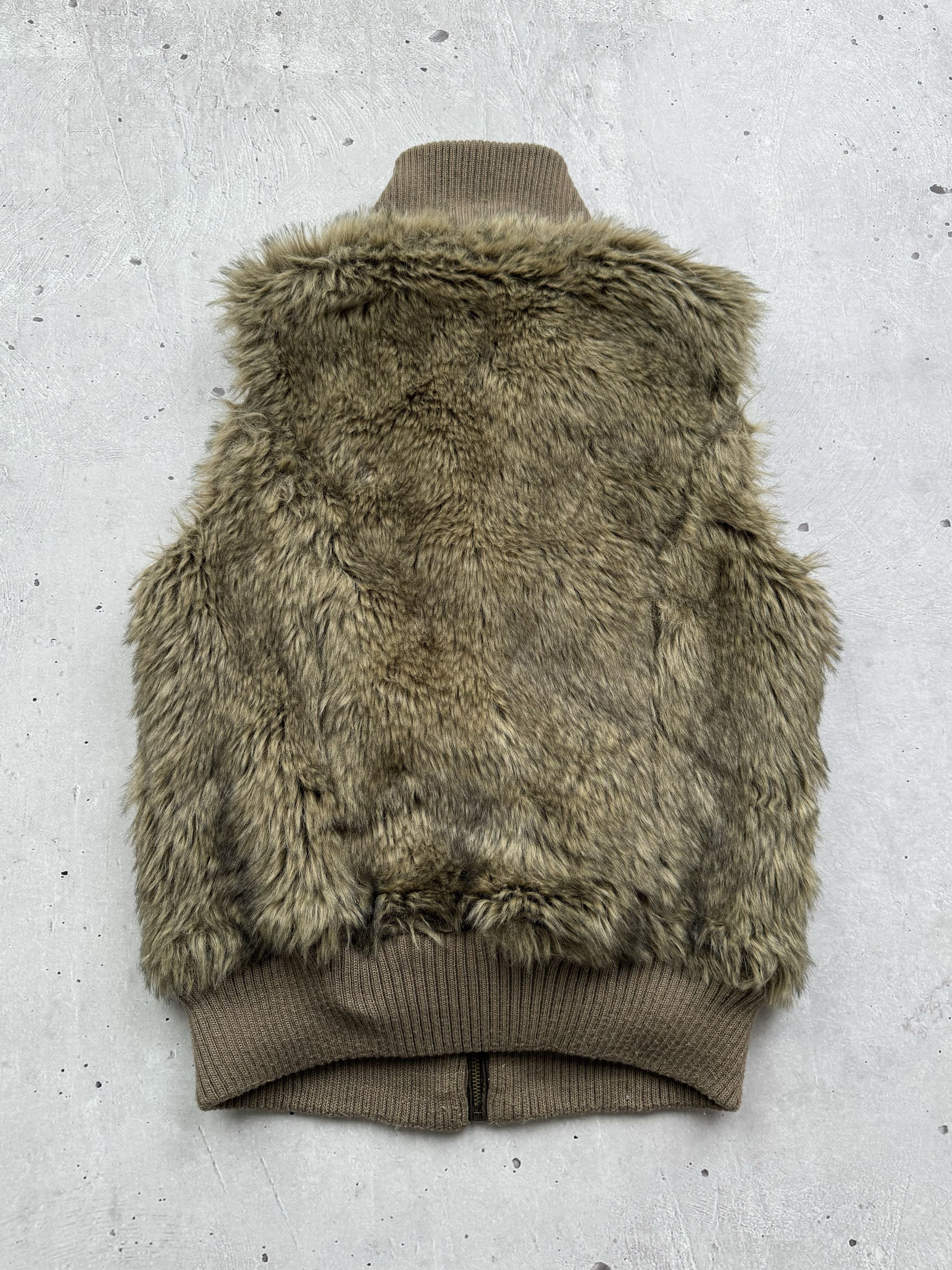 Other Vintage Faux Fur Zipped Vest Size M / US 6-8 / IT 42-44 - 5 Thumbnail