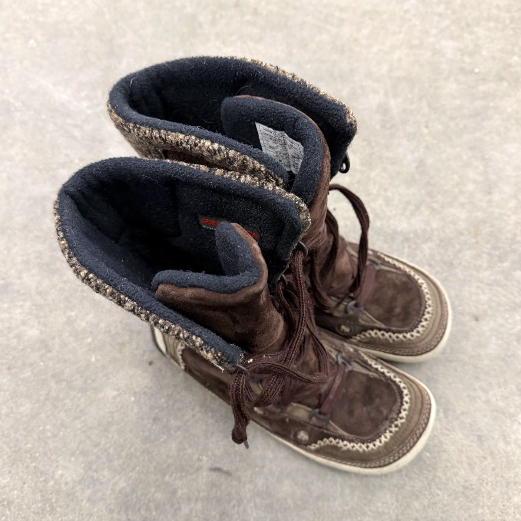 Merrell Merrell Womens Suede Puffin Lace High Boots J20188 Sz 9 Brown Leather Rubber Mid-Calf Round Toe Snow Boot Casual - 40 EU - 6.5 UK - Pre-owned Good Size US 7 / IT 37 - 2 Thumbnail