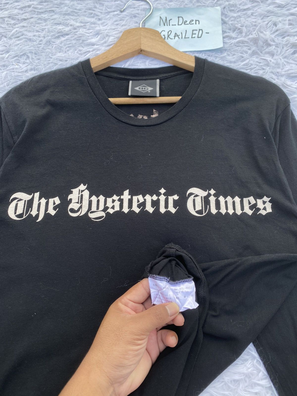 Hysteric Glamour Rare Hysteric Glamour The Hysteric Times Longsleeve Tshirt Size US M / EU 48-50 / 2 - 12 Thumbnail