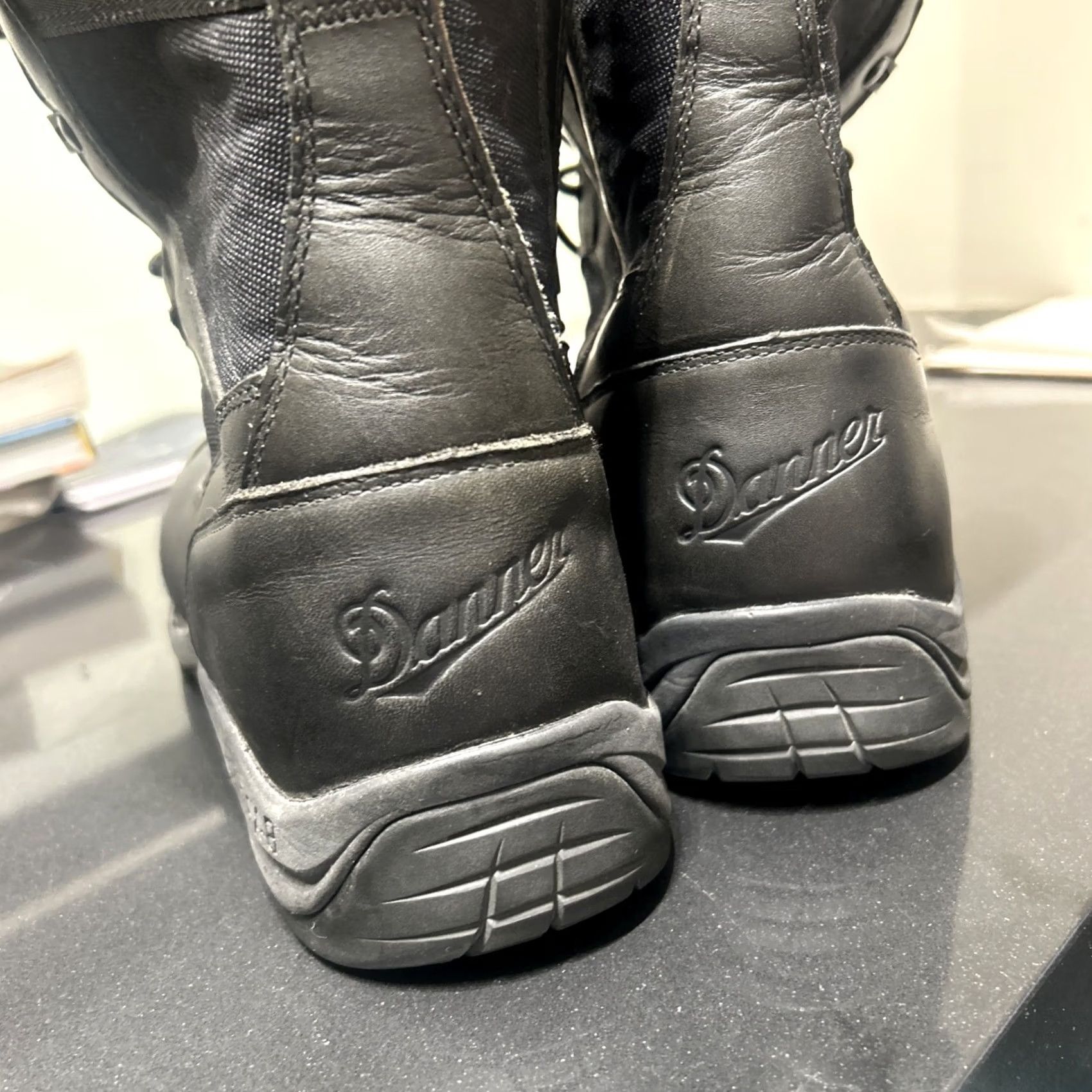 Danner Danner Striker Gore Tex Boots Leather Black 15 US Men Footwear Combat Lace Zipper Upper Leather Gore Tex Outsole Leather Size US 15 / EU 48 - 4 Thumbnail
