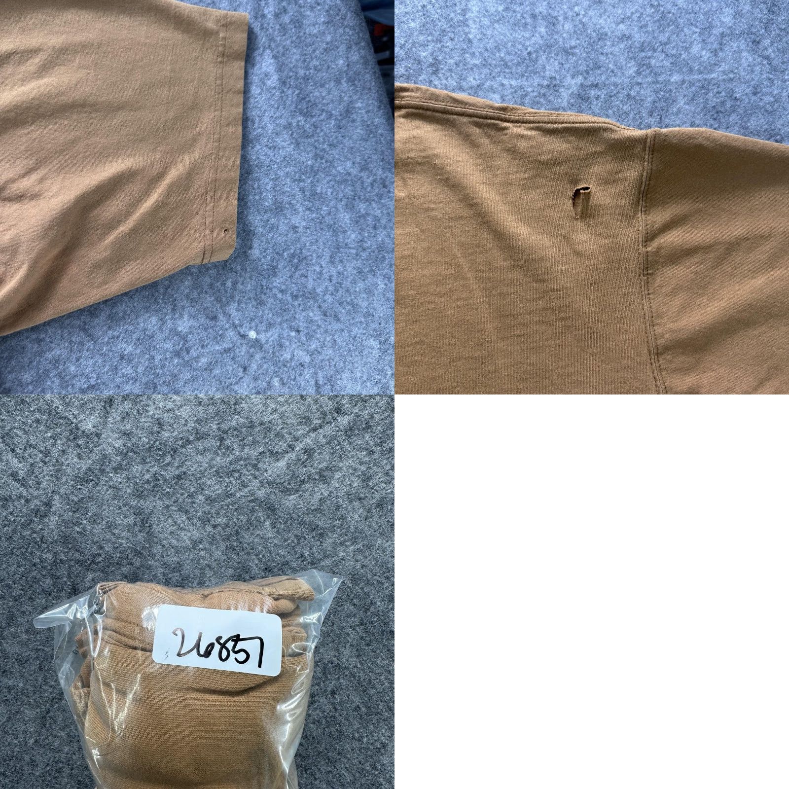 Carhartt VINTAGE Carhartt Shirt Mens LT Brown Tall Pocket Workwear Short Sleeve Crewneck Tee Size US L / EU 52-54 / 3 - 9 Thumbnail