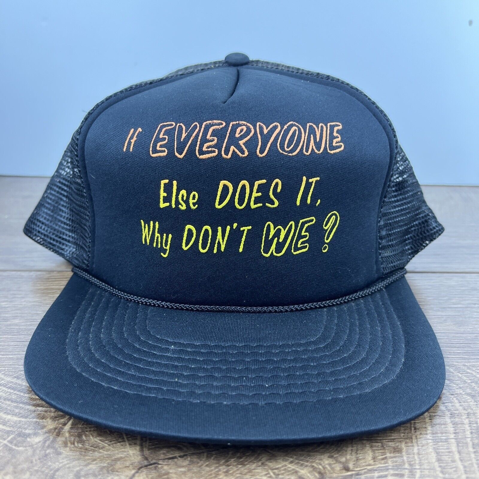 Other If Everyone Does It Hat Why Don’t We Snapback Adjustable Adu Size ONE SIZE - 1 Thumbnail