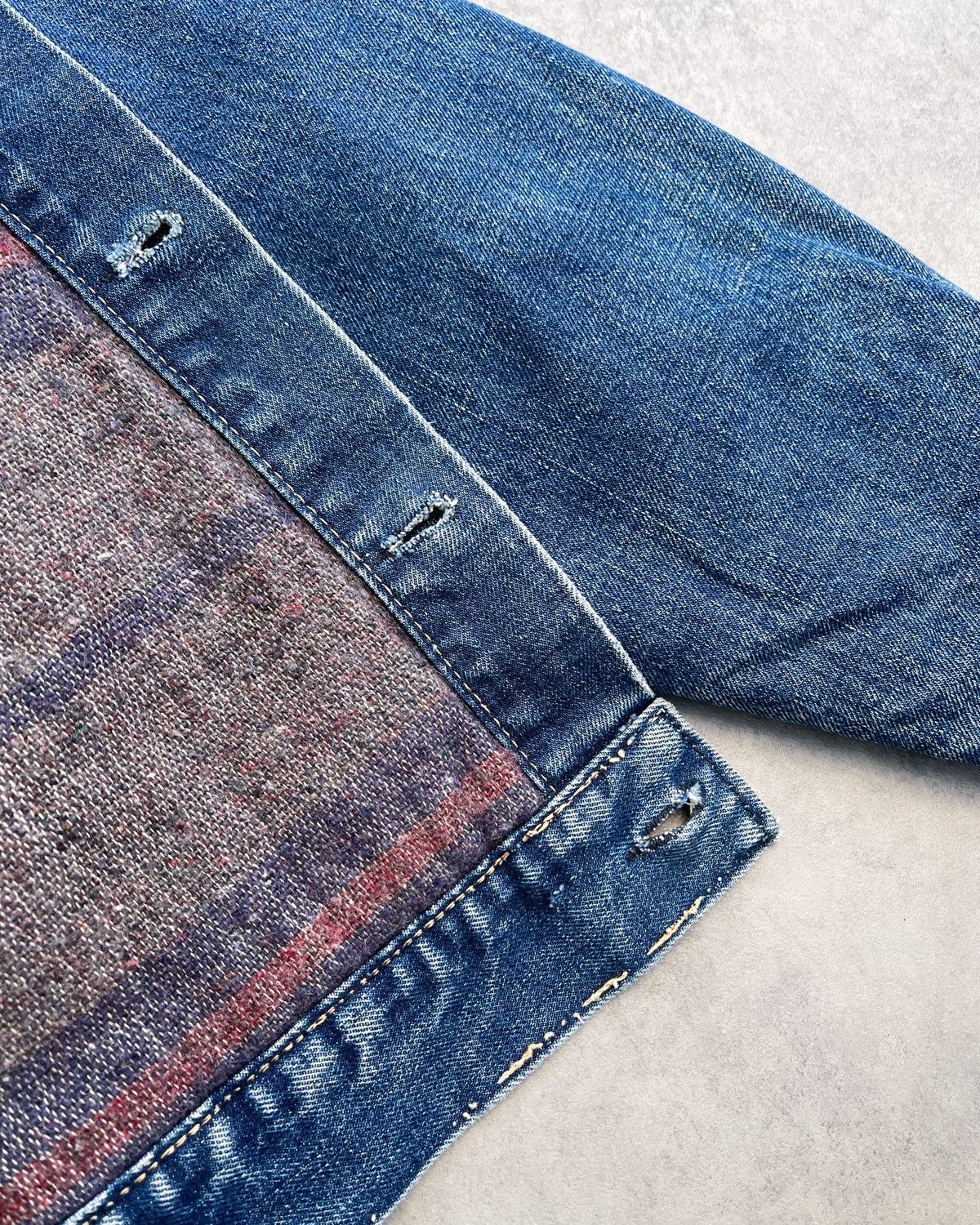 Levi's Levi’s Type III Big E Blanket-Lined Denim Jacket – 1960s OG Size US M / EU 48-50 / 2 - 7 Thumbnail