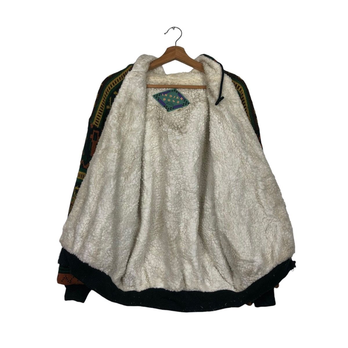 Japanese Brand 🔥VINTAGE BOMBER JACKET INDIAN BOSS NAVAJO NATIVE DESIGN Size US L / EU 52-54 / 3 - 14 Thumbnail