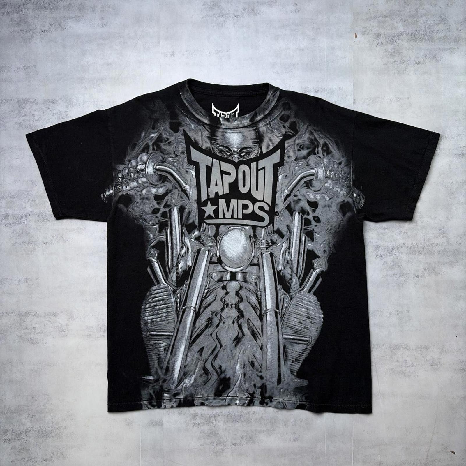 Tapout Y2K Black Tapout MPS AOP Grunge Motorcycle Biker T-Shit Size US M / EU 48-50 / 2 - 1 Thumbnail