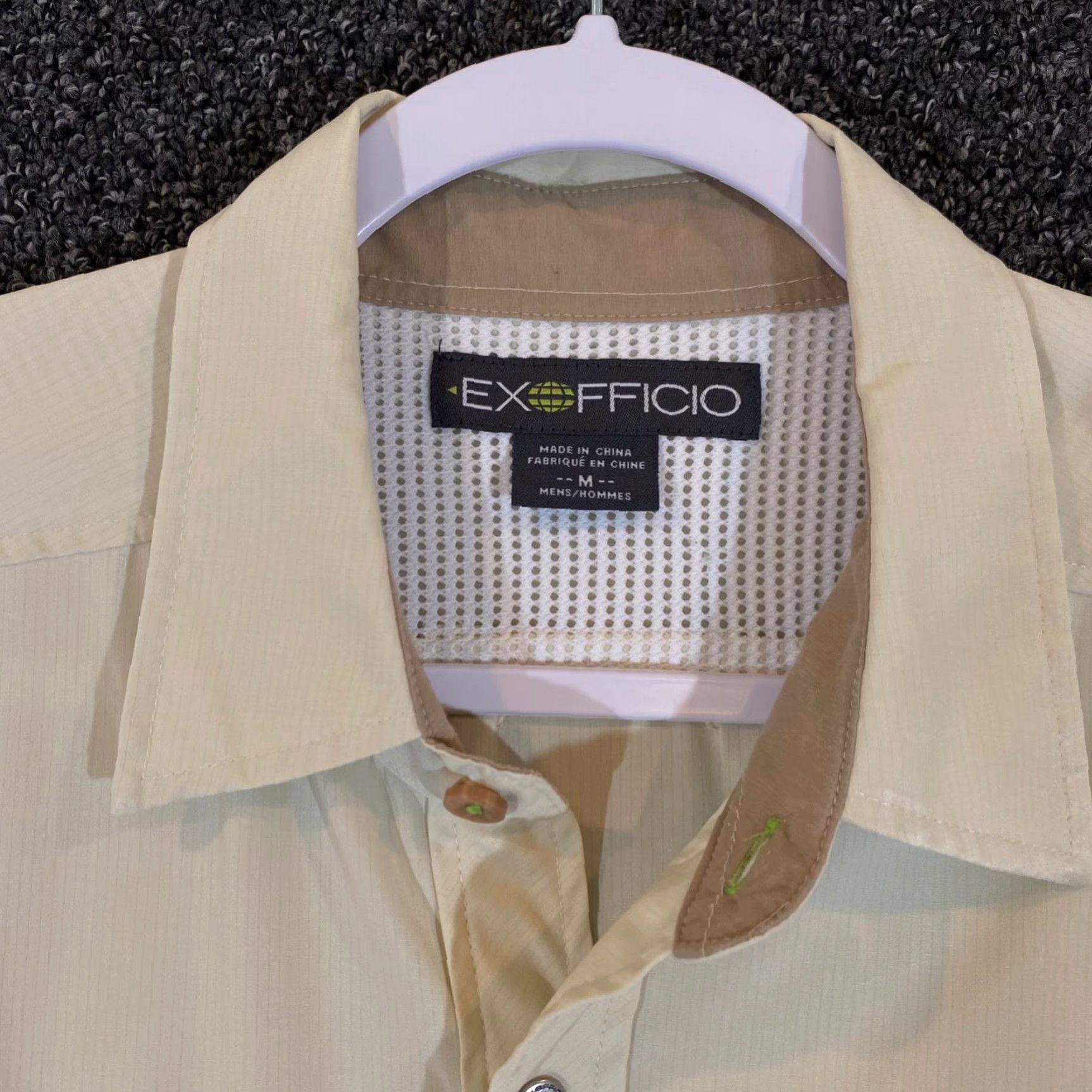ExOfficio Exofficio Shirt Mens M Button-Up Outdoors S/S Hiking Trail Casual Travel Workwear Size US M / EU 48-50 / 2 - 2 Thumbnail