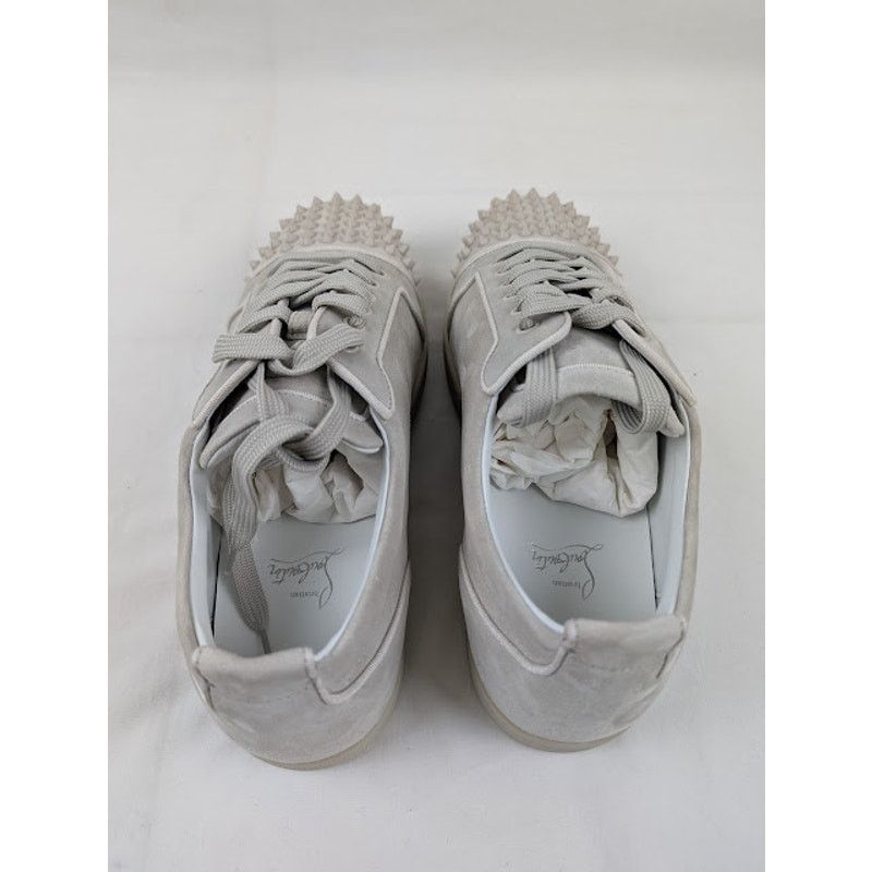 Christian Louboutin o1rshd1 Louis Junior Spikes Orlato Sneakers in Albatre Size US 12 / EU 45 - 14 Thumbnail