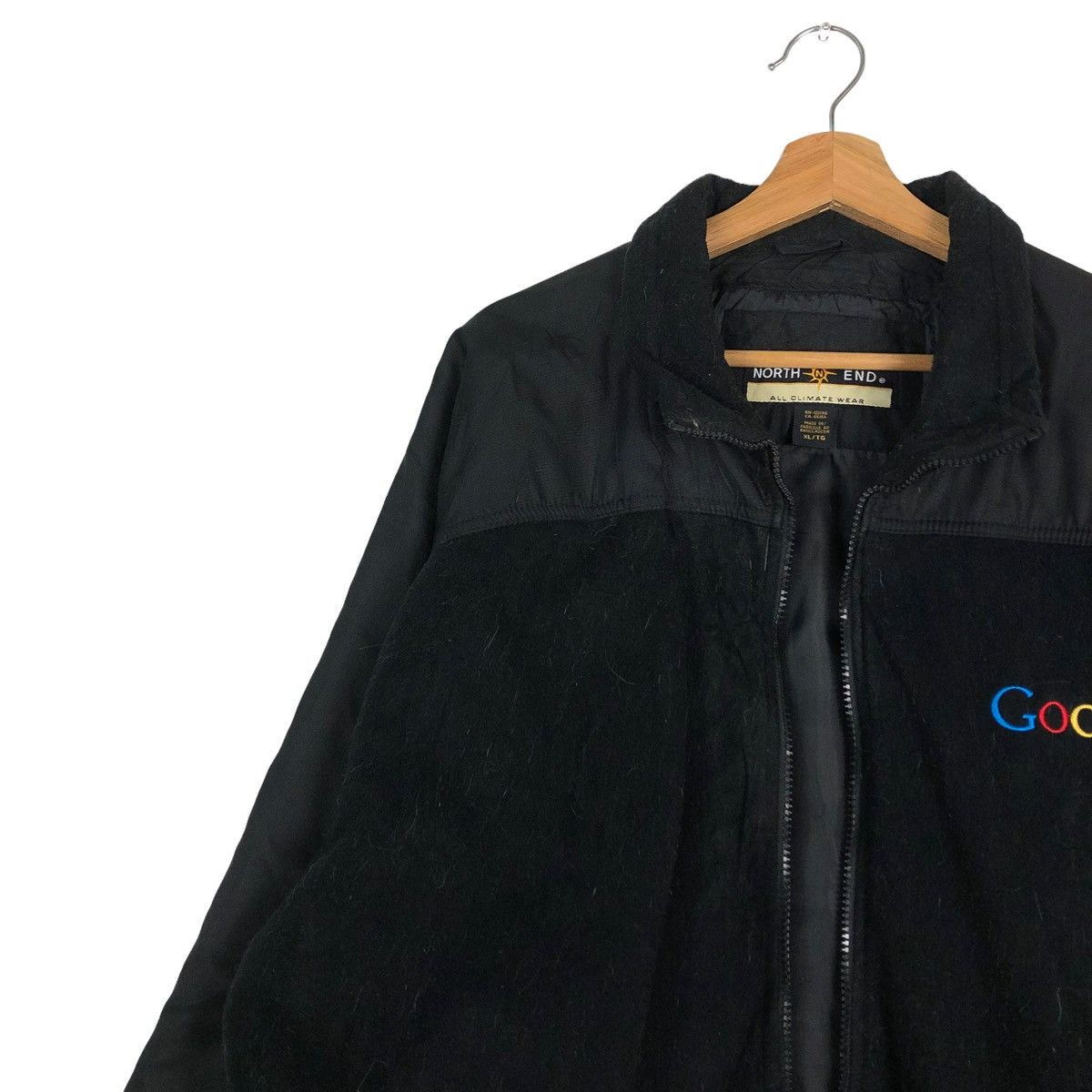 Japanese Brand 🔥VTG ZIPPER JACKET GOOGLE BIG LOGO SPELL OUT Size US XL / EU 56 / 4 - 5 Thumbnail