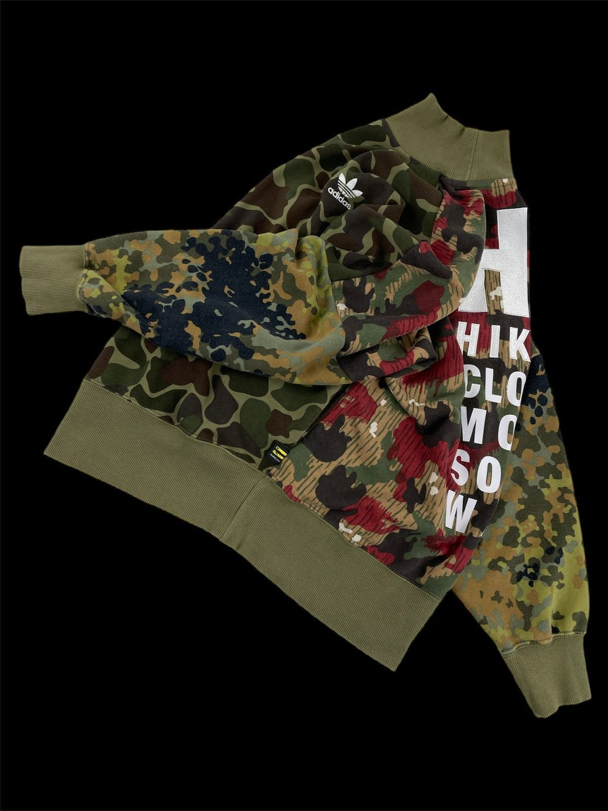 Adidas × Pharrell PHARRELL WILLIAMS Hiking Camo Print Sweatshirt Pullover S Size US S / EU 44-46 / 1 - 1 Thumbnail