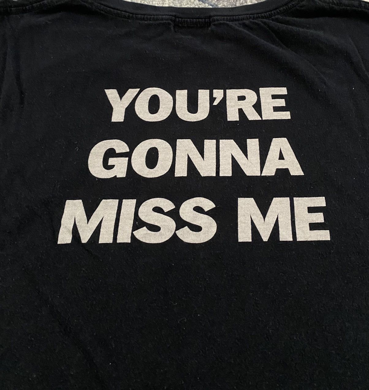 Hysteric Glamour HYSTERIC GLAMOUR ROCK TEES BAD GIRL YOU’RE GONNA MISS ME Size US XL / EU 56 / 4 - 7 Thumbnail