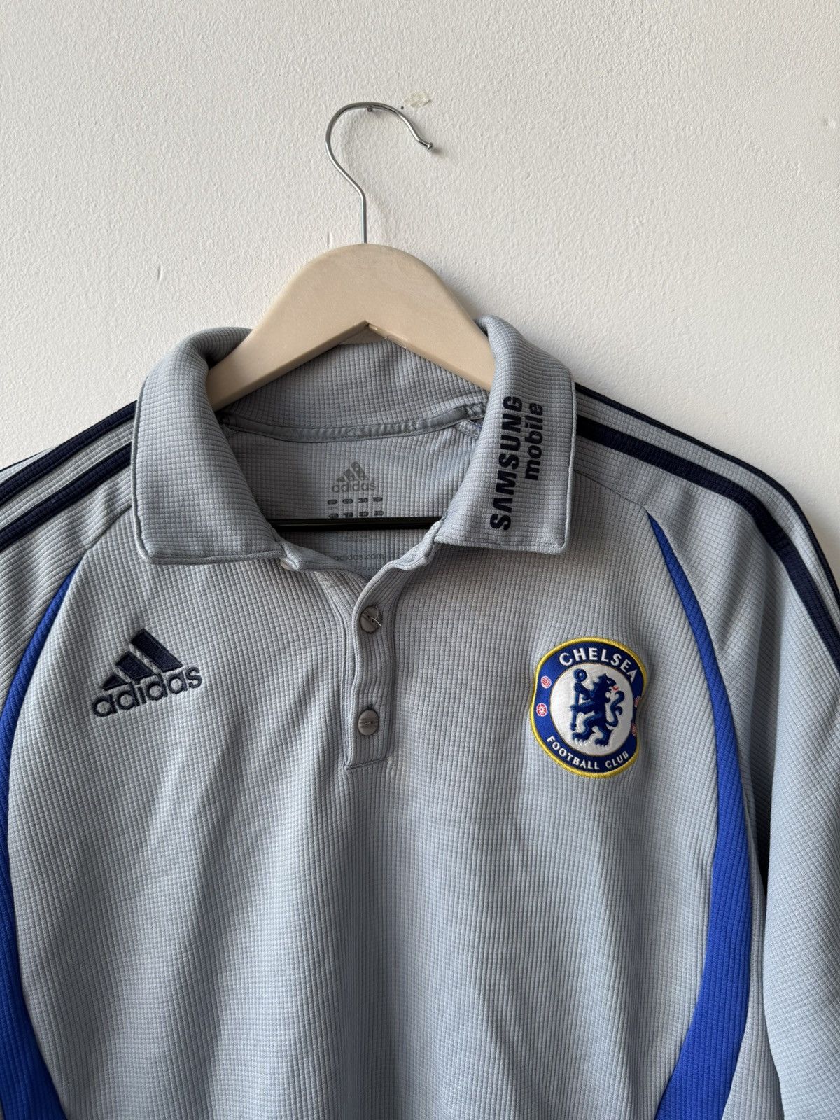 Adidas Adidas Chelsea Vintage 2006/2007 Polo Shirt Jersey Size US L / EU 52-54 / 3 - 6 Thumbnail