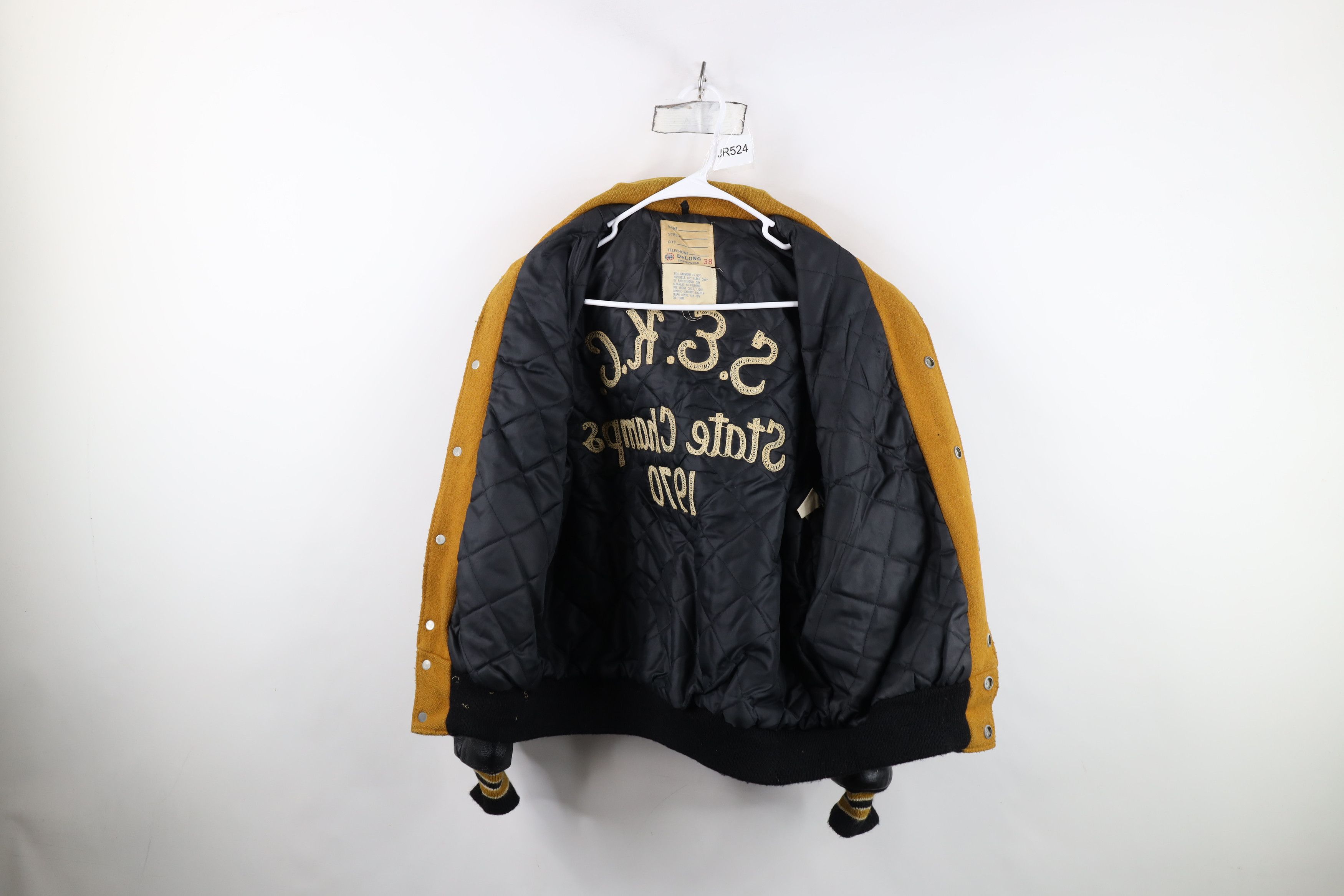 Vintage Vintage 70s State Champs 1970 Chain Stitch Varsity Jacket Size US L / EU 52-54 / 3 - 10 Thumbnail