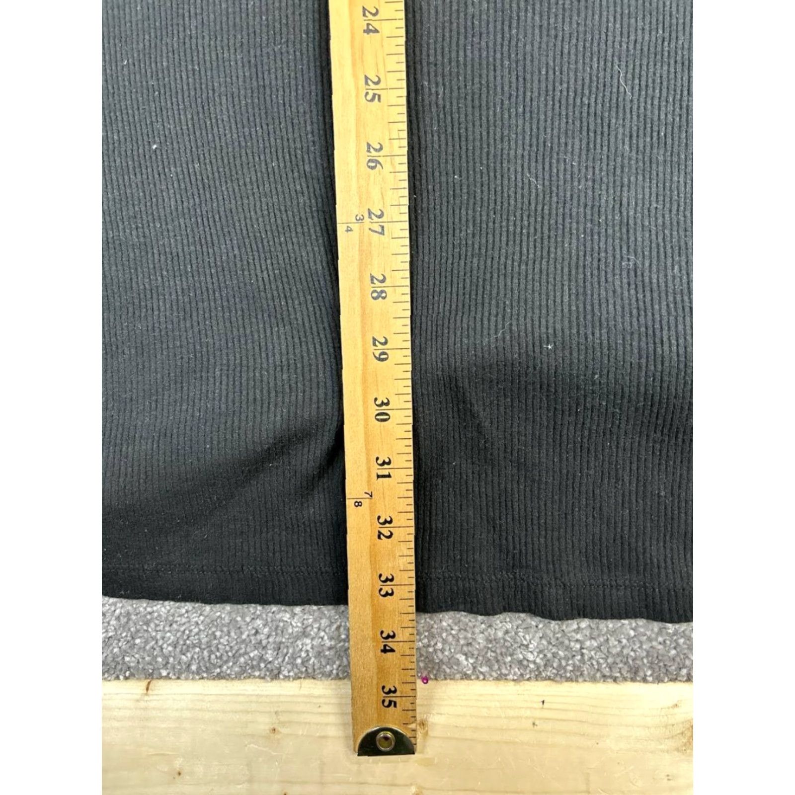 Madewell Madewell Dress Xs Womens Black Ribbed Knit Size XS / US 0-2 / IT 36-38 - 8 Thumbnail