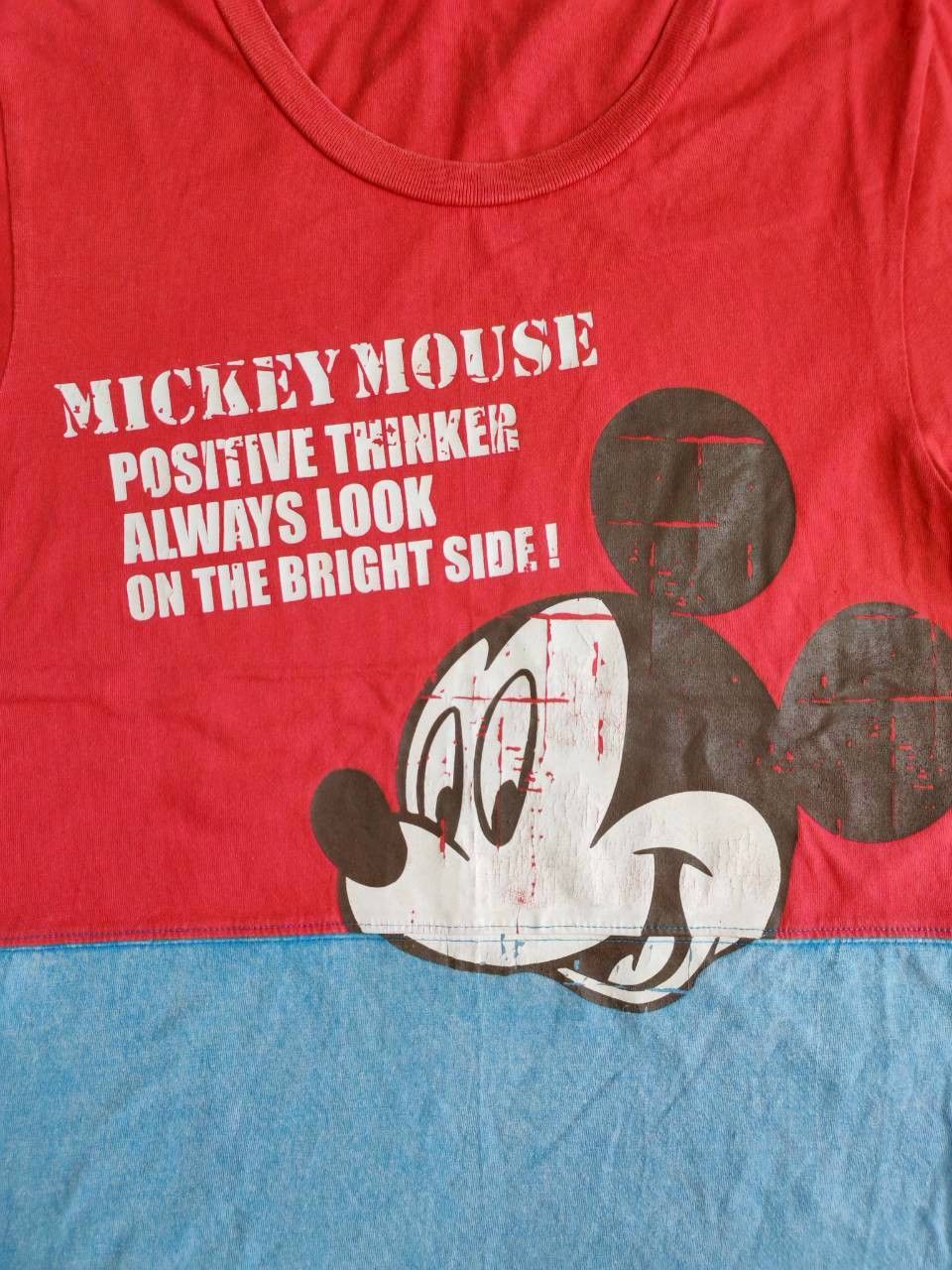 Disney 00s vintage disney mickey mouse t shirt 2 layer 17.5/25 Size US S / EU 44-46 / 1 - 2 Thumbnail