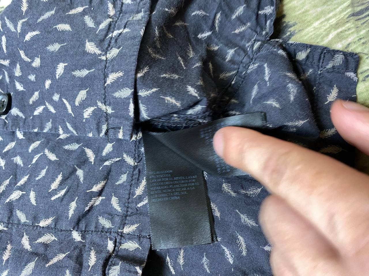 Allsaints × Vintage AllSaints Short Sleeve Abstract Print Button Up Down Shirt Size US M / EU 48-50 / 2 - 4 Thumbnail