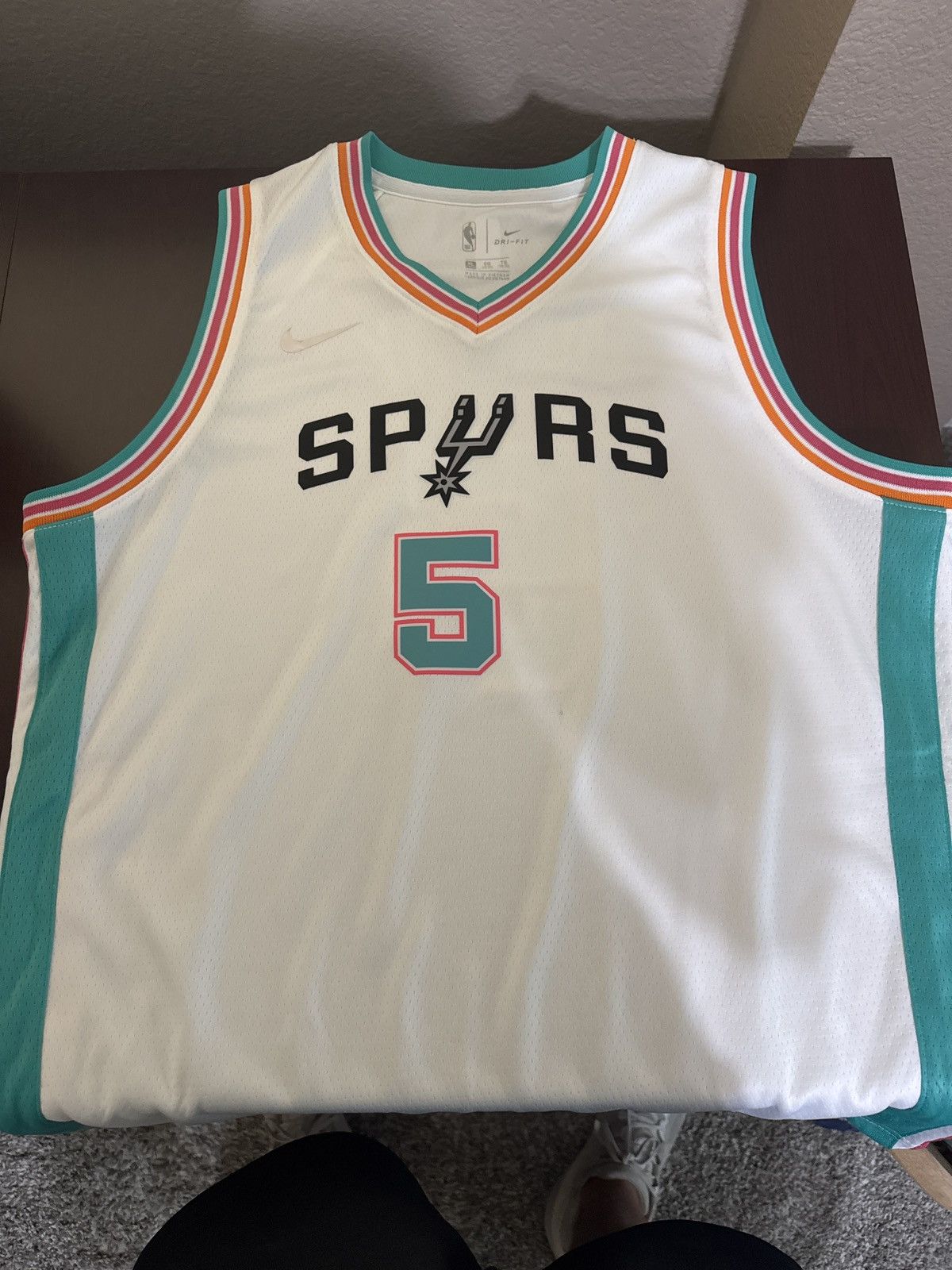 NBA × Nike Spurs Dejounte Murray Jersey Size US XL / EU 56 / 4 - 1 Thumbnail