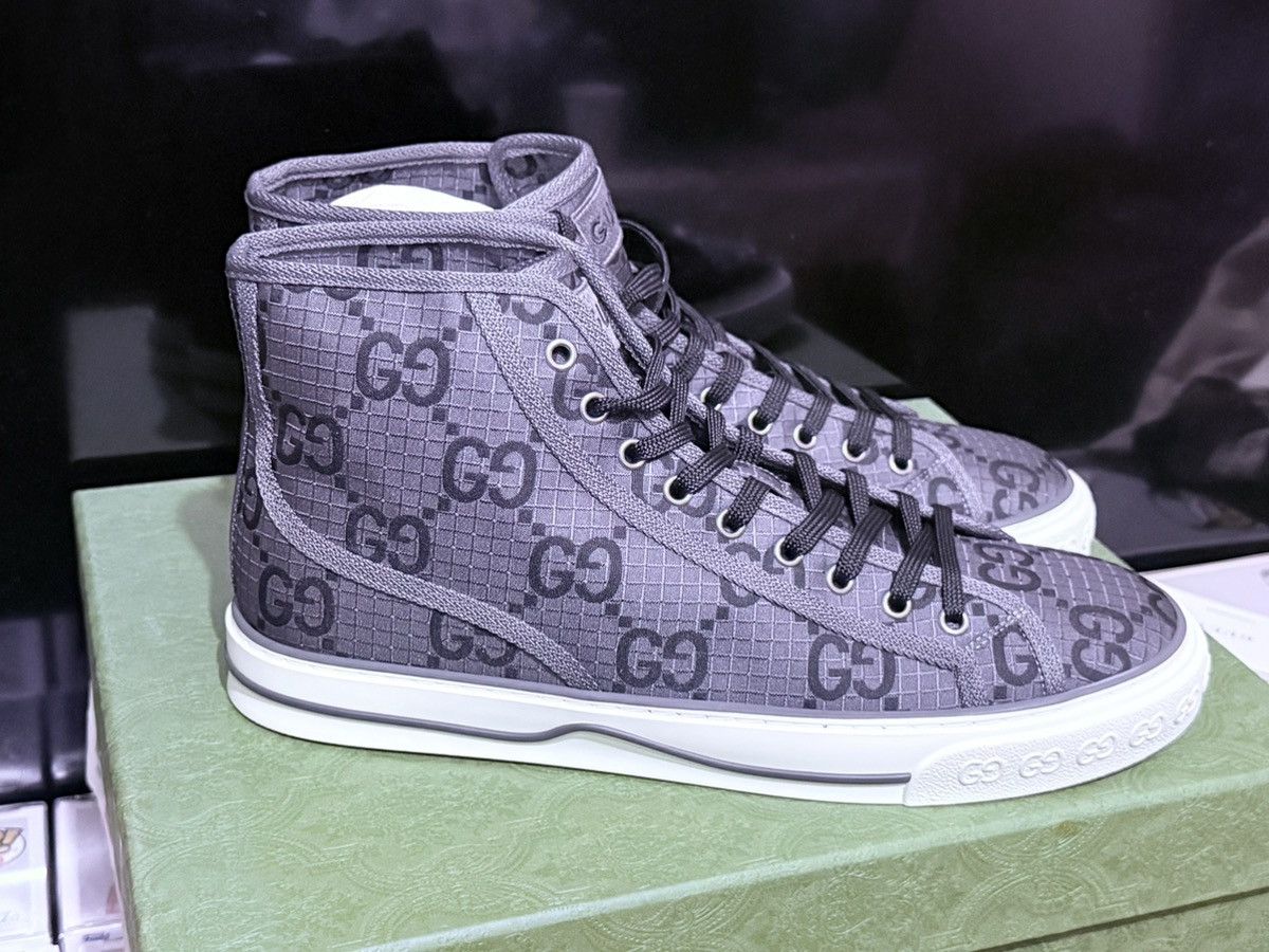 Gucci Size 10.5 US - Gucci Tennis 1977 High GG Monogram - Size US 10.5 / EU 43-44 - 4 Thumbnail