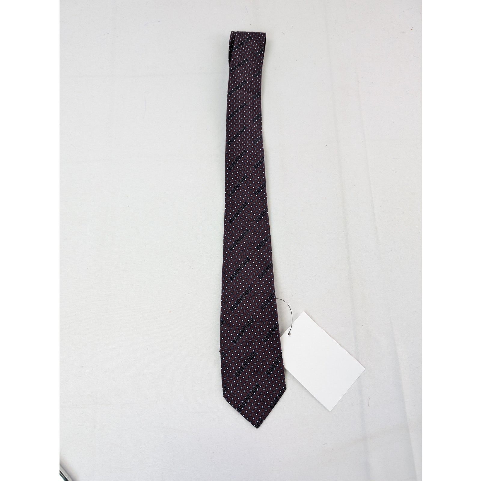 Balenciaga o1rshd1 Size: OS/ Sartorial With Micro Pattern Tie Blue Size ONE SIZE - 1 Thumbnail