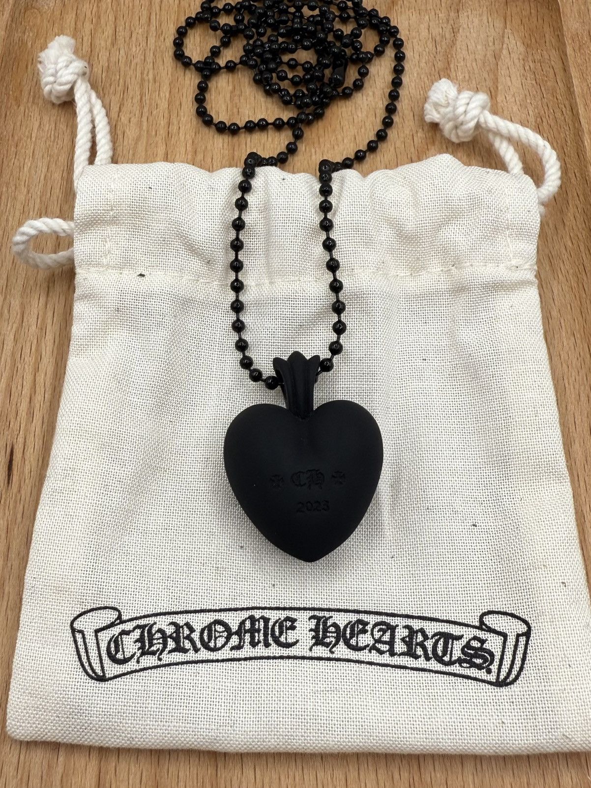 Chrome Hearts Chrome Hearts Heart Necklace Size ONE SIZE - 2 Thumbnail