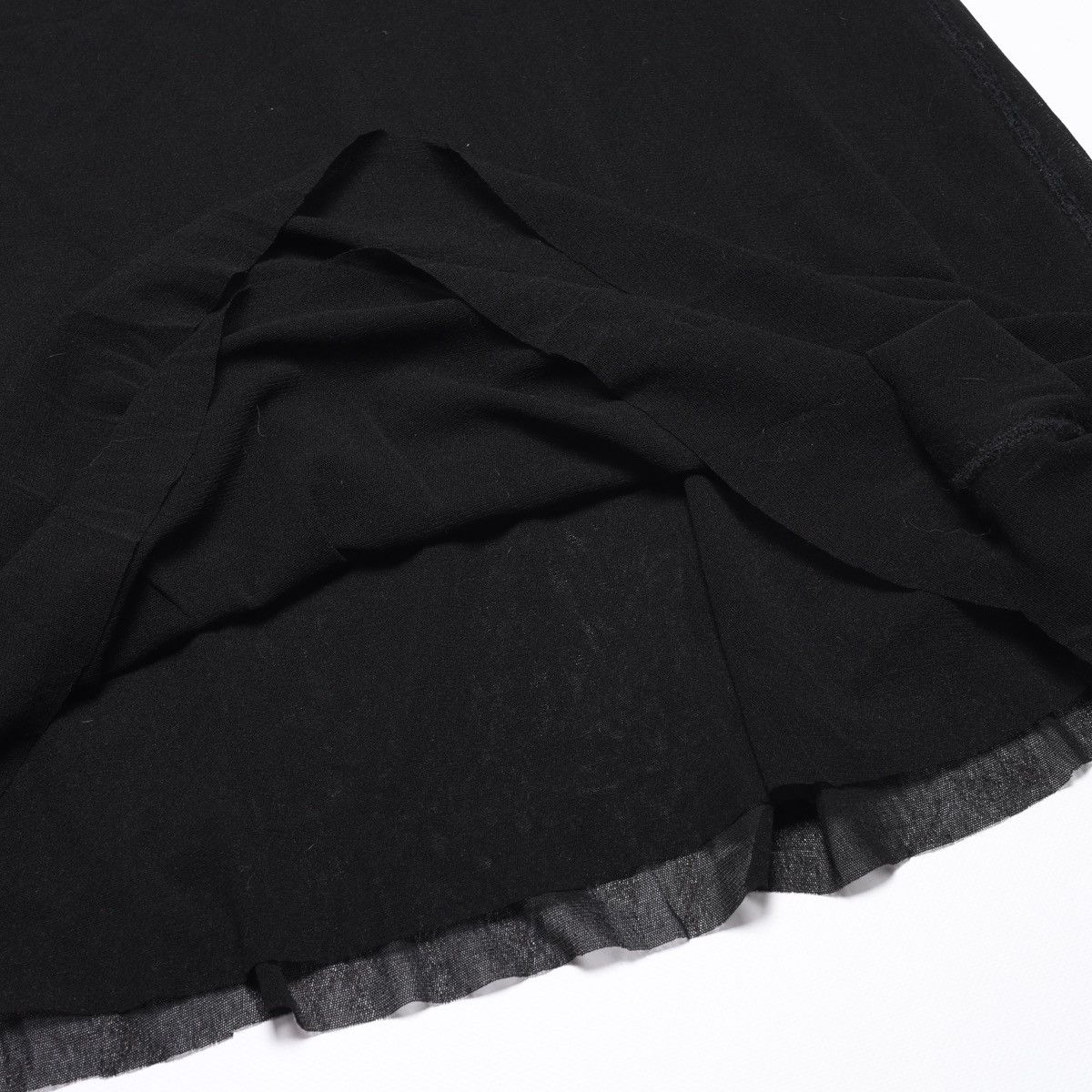 Jean Paul Gaultier Jean Paul Gaultier Vintage Mesh Maxi Long Skirt Black Size 27" / US 4 / IT 40 - 21 Thumbnail