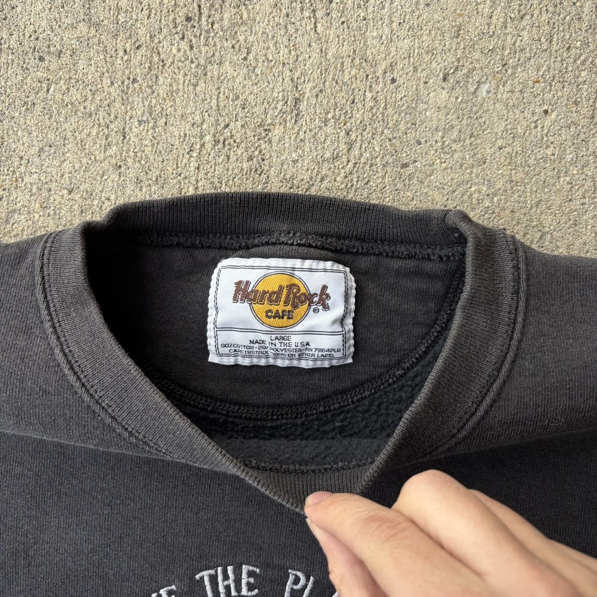 Hard Rock Cafe × Vintage 90s hard rock Café, save the planet Baltimore sweatshirt Size US L / EU 52-54 / 3 - 3 Thumbnail