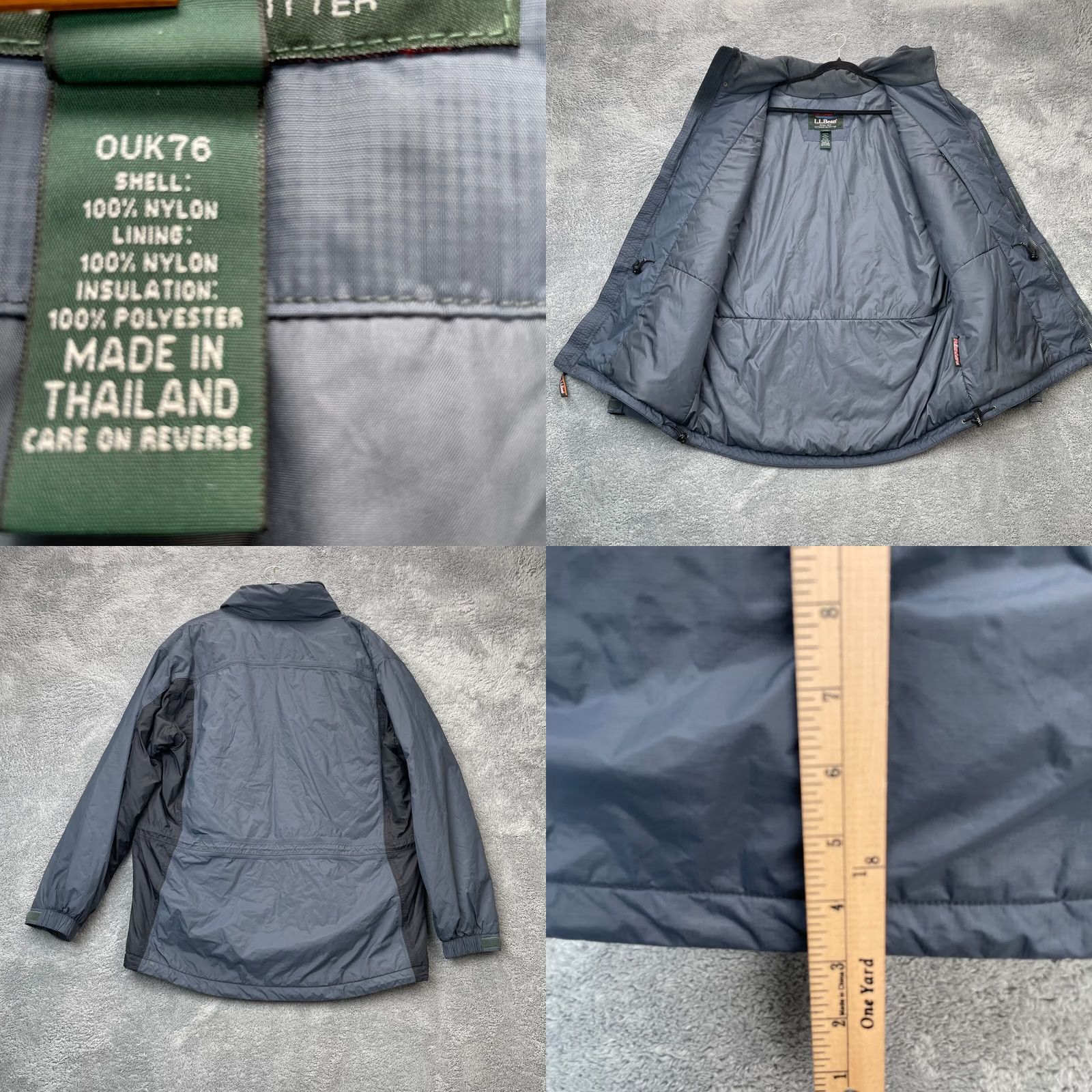 Vintage VINTAGE LL Bean Jacket Mens Large Blue Primaloft Coat Nylon Pockets Full Zip 90s Outdoor USA Mens Size US L / EU 52-54 / 3 - 8 Thumbnail