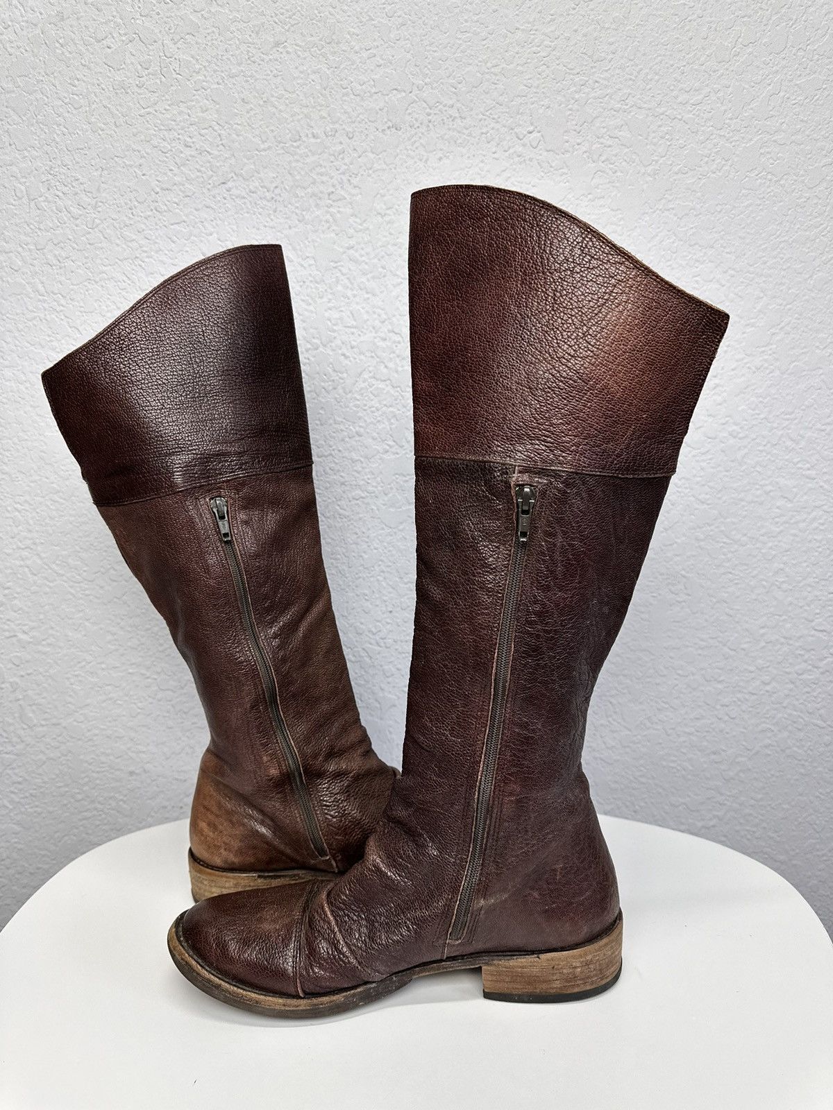 If Six Was Nine Leather Boots HandMade Italian Rick owens Style As 98 Rare Size US 9 / IT 39 - 7 Thumbnail