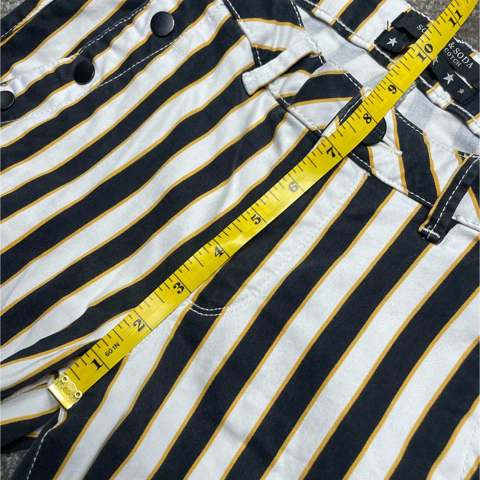 Scotch & Soda NWOT Scotch & Soda La Bohemienne Striped Skinny Pants Size 28" / US 6 / IT 42 - 15 Thumbnail