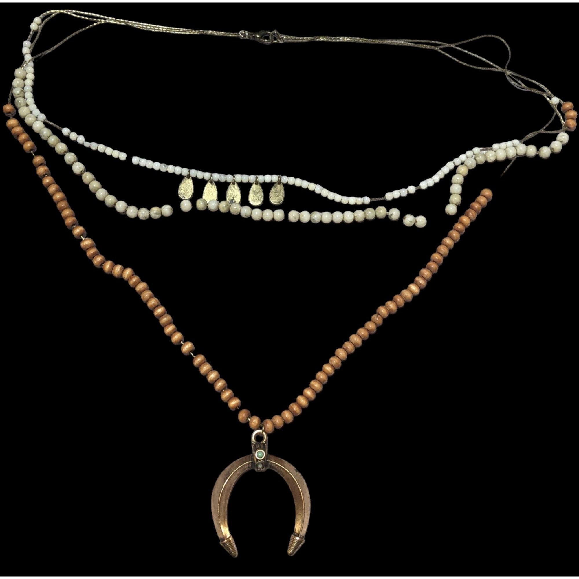 Other Bohemian Multilayer Gold Crescent Necklace Size ONE SIZE - 2 Thumbnail
