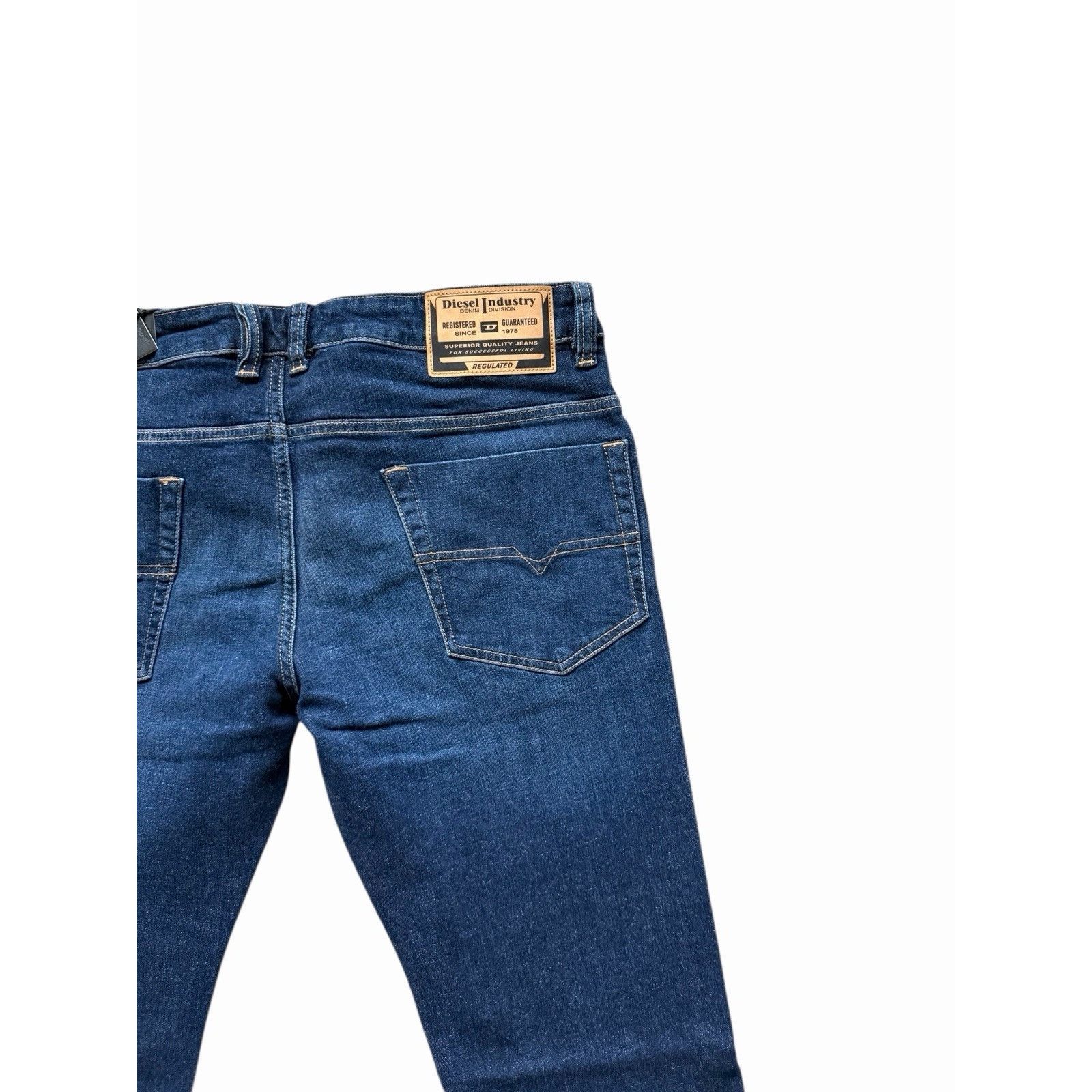 Diesel Diesel Mens Safado Straight Jeans RE065 Blue $195 Size 34/32 Size US 34 / EU 50 - 3 Thumbnail